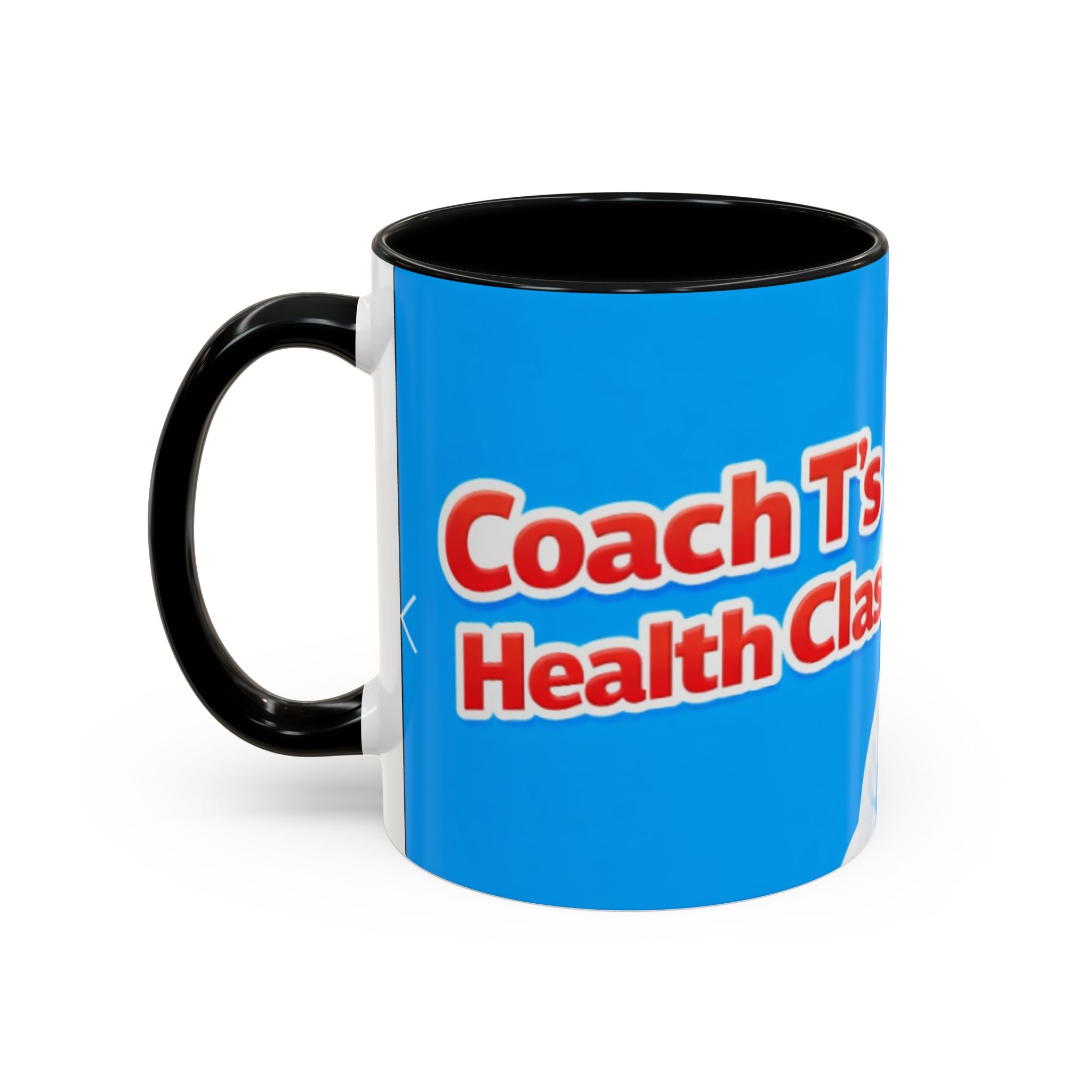 Funny 'Coach T's Top Class' Accent Coffee Mug – Motivational Gift for Coaches & Fans