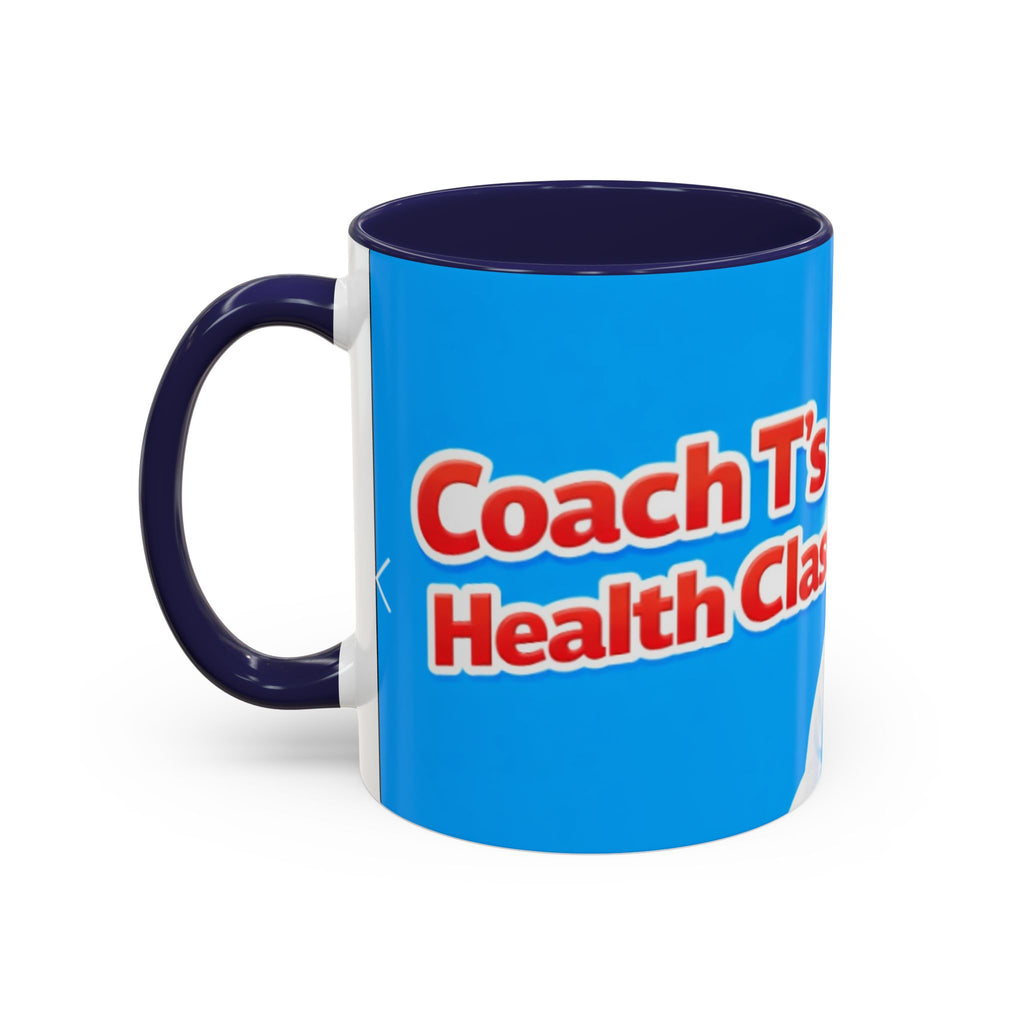 Funny 'Coach T's Top Class' Accent Coffee Mug – Motivational Gift for Coaches & Fans
