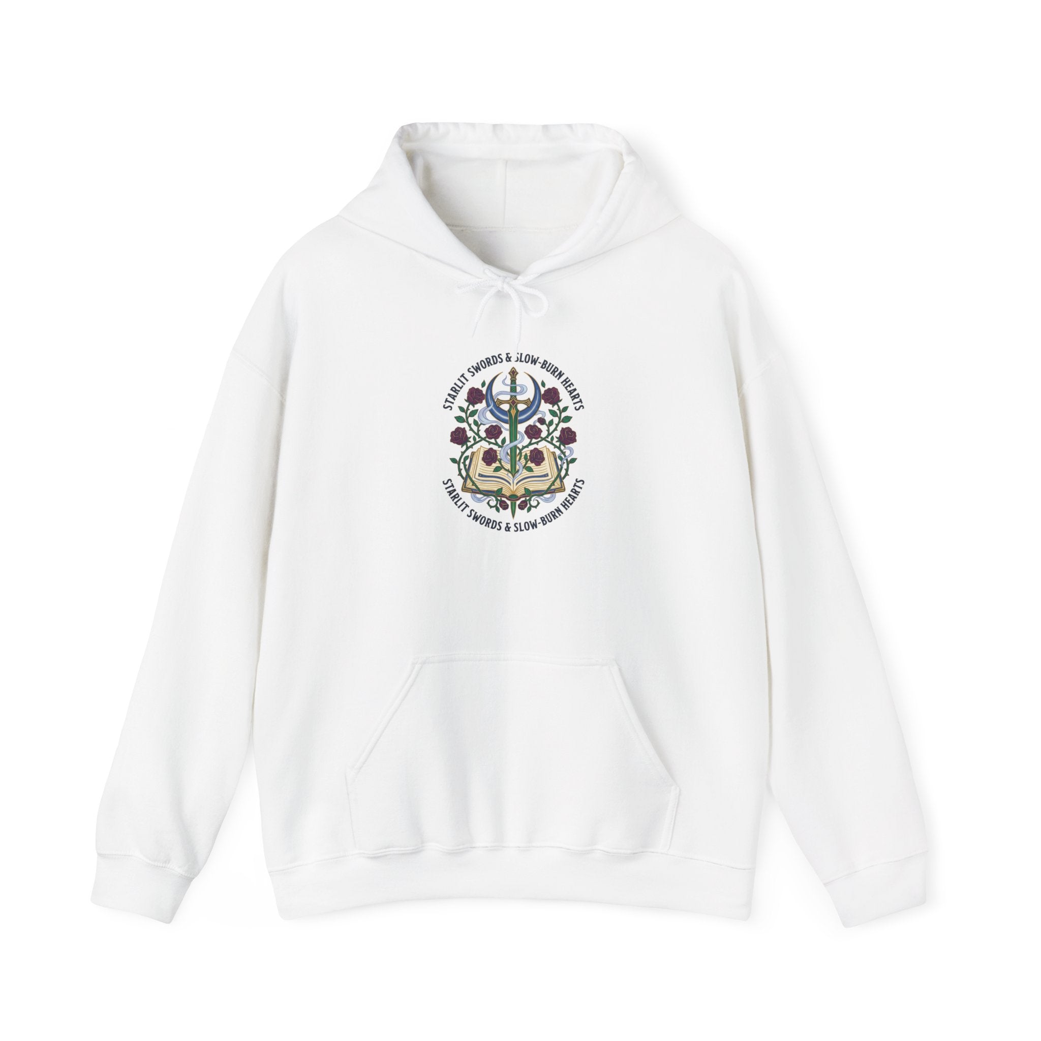 Enchanted Reader Crest Hoodie | Romantasy, Book Lover, Gothic