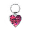 Heart Keychain — Cute  Best Friends Illustration Keyring for Gifts