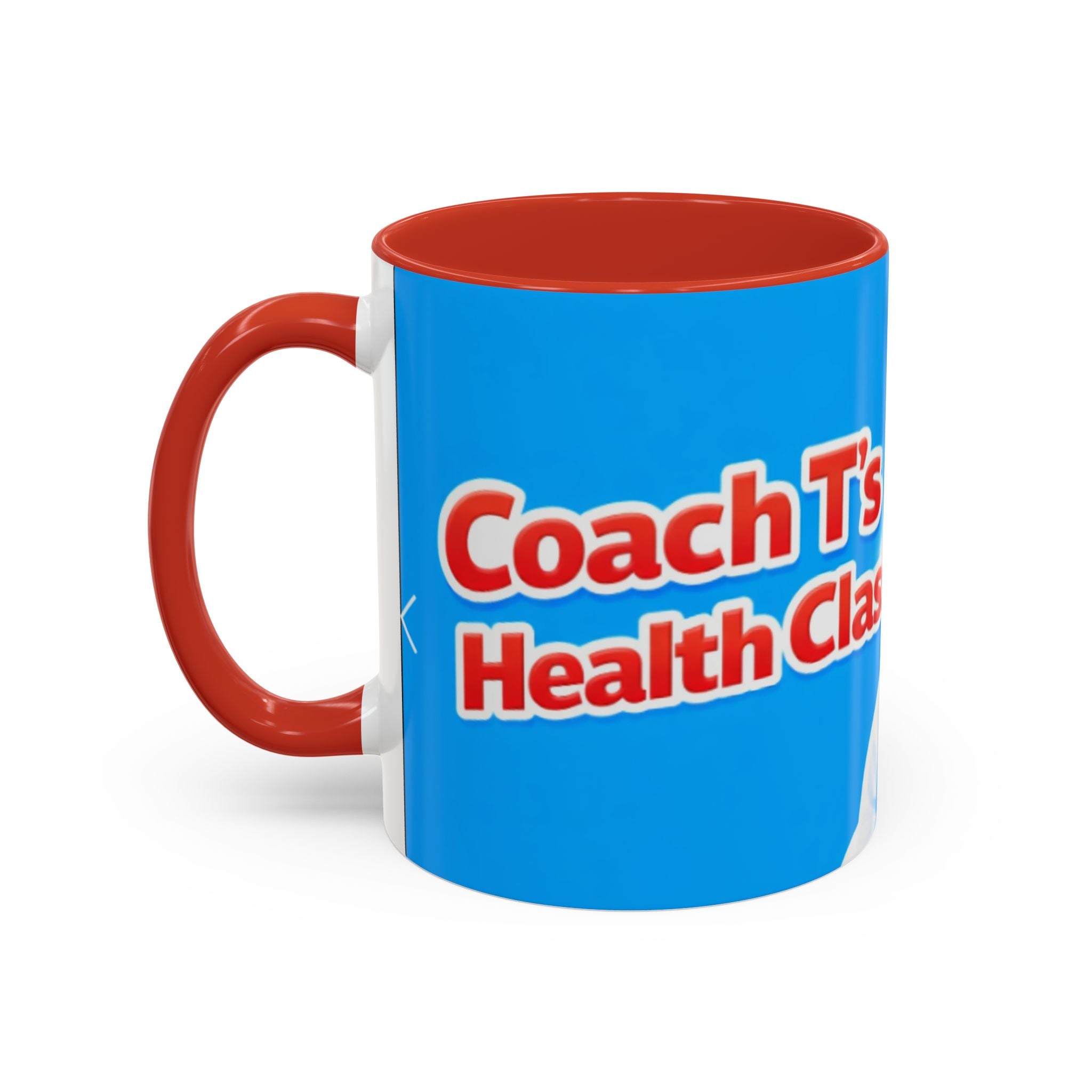 Funny 'Coach T's Top Class' Accent Coffee Mug – Motivational Gift for Coaches & Fans