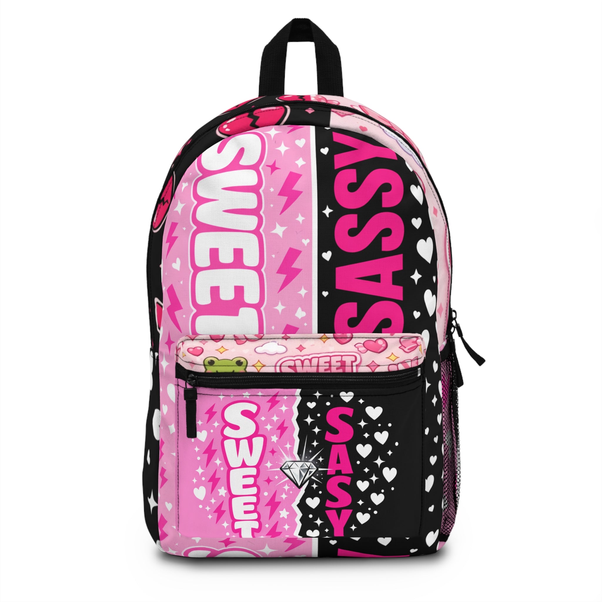 Sweet & Sassy Pink Heart Backpack — Cute Kids School Bag