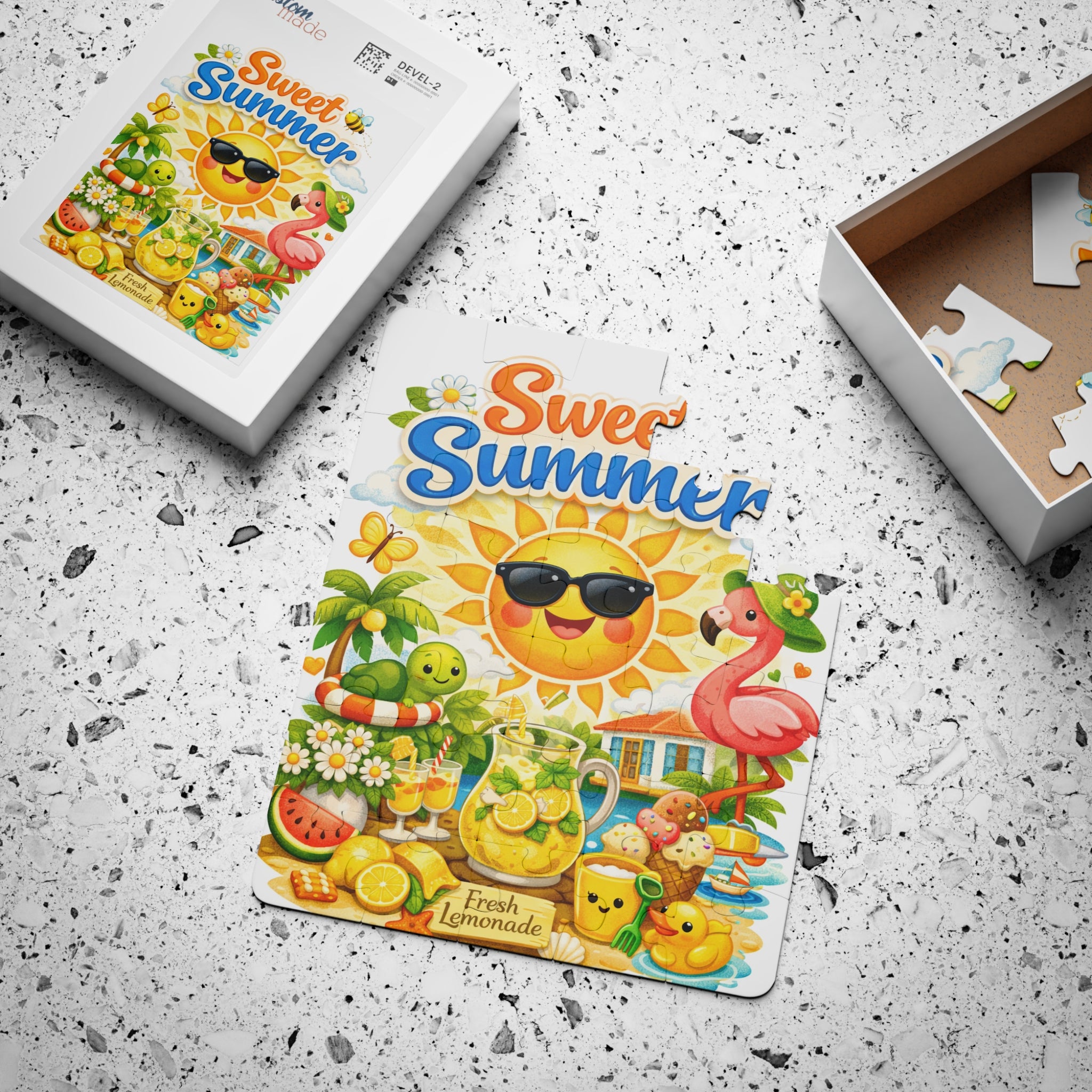 Sweet Summer Kids' Puzzle — 30-Piece Children's Jigsaw (Sunny Lemonade Design)