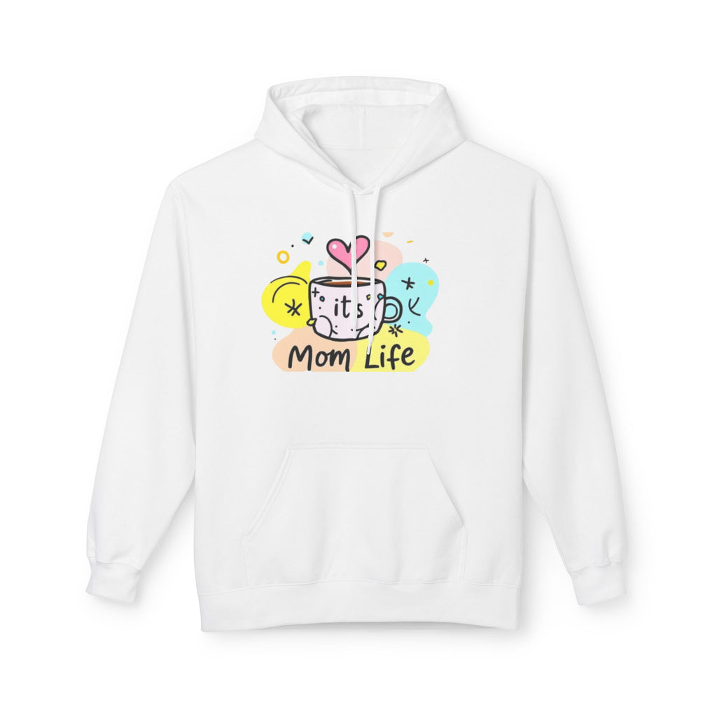 Mom Life Hoodie — Cute Coffee Cup 'It's Mom Life' Pullover for Mothers, Mother's Day Gift
