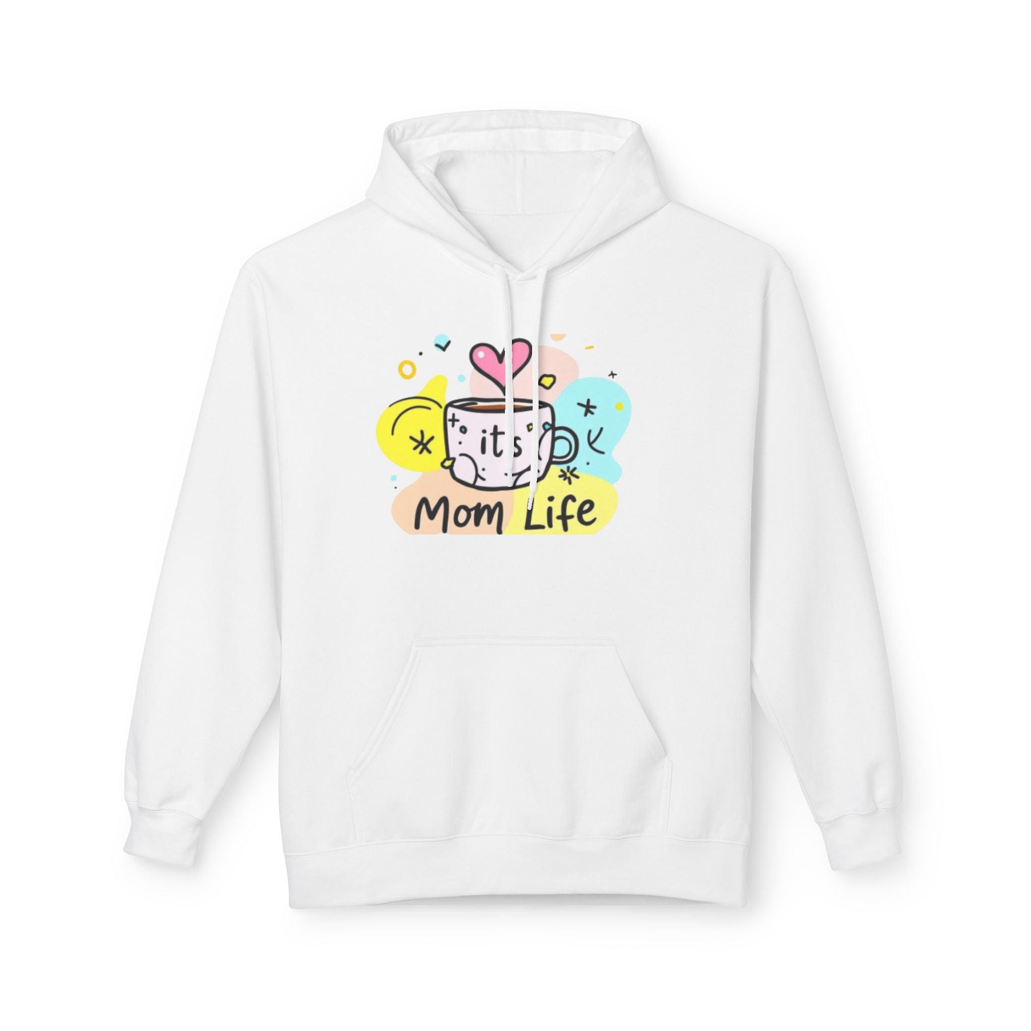 Mom Life Hoodie — Cute Coffee Cup 'It's Mom Life' Pullover for Mothers, Mother's Day Gift