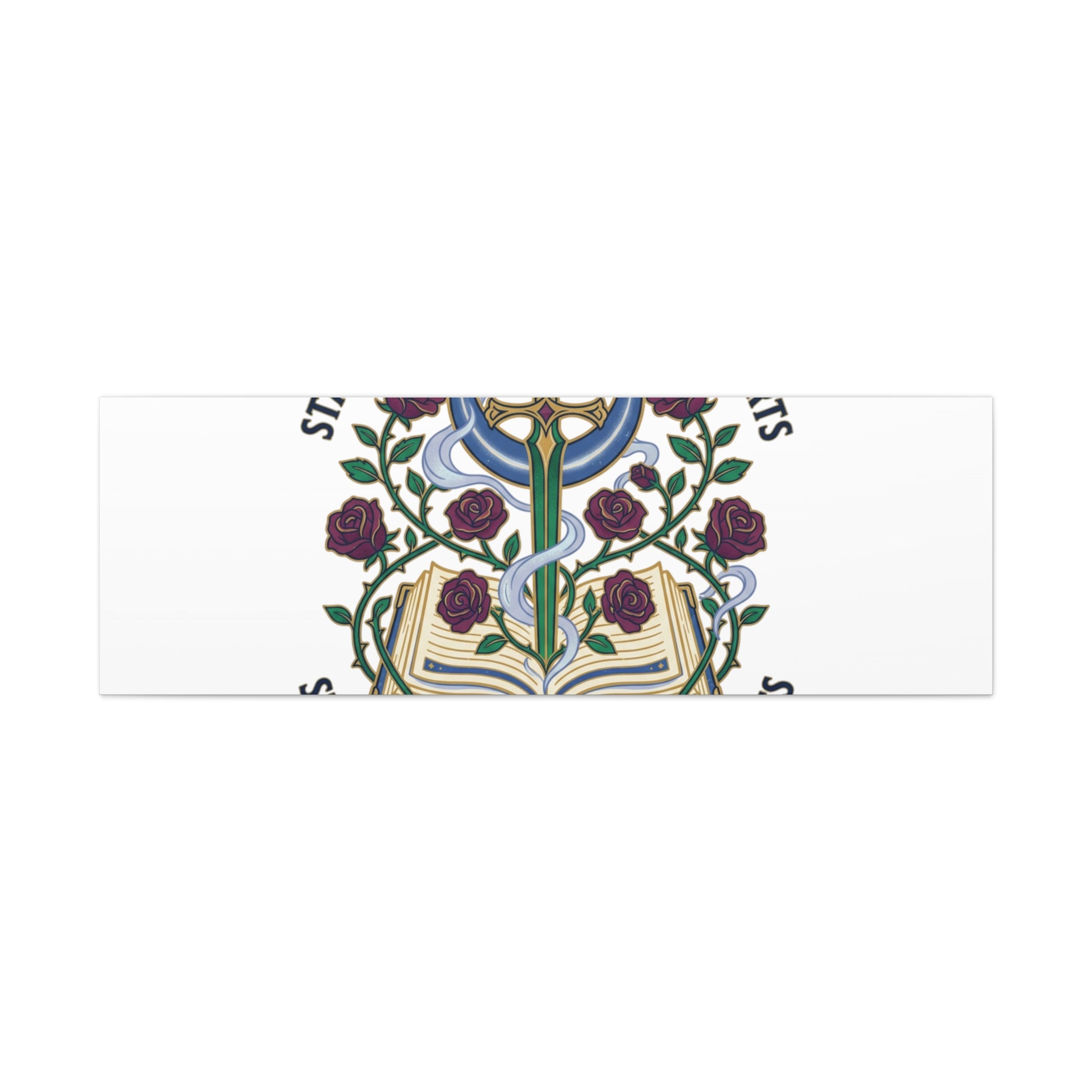 Starlit Swords & Slow‑Burn Hearts Canvas | Romantasy, Book Lover Art
