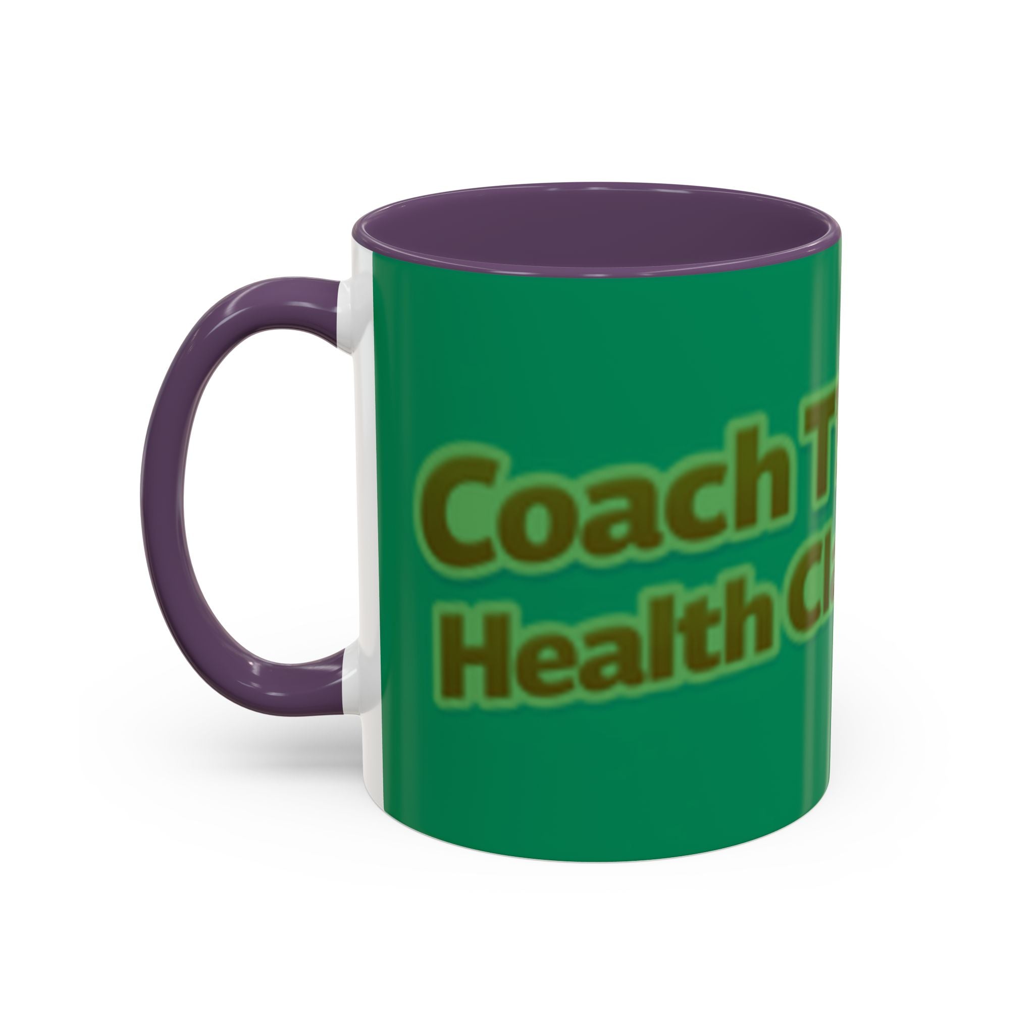 Funny Teacher Coffee Mug — "Coach T's High Class" Accent Ceramic Mug