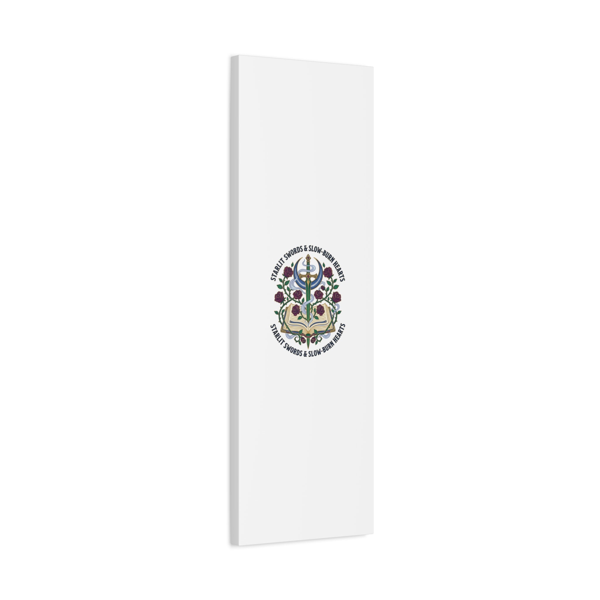 Starlit Swords & Slow‑Burn Hearts Canvas | Romantasy, Book Lover Art