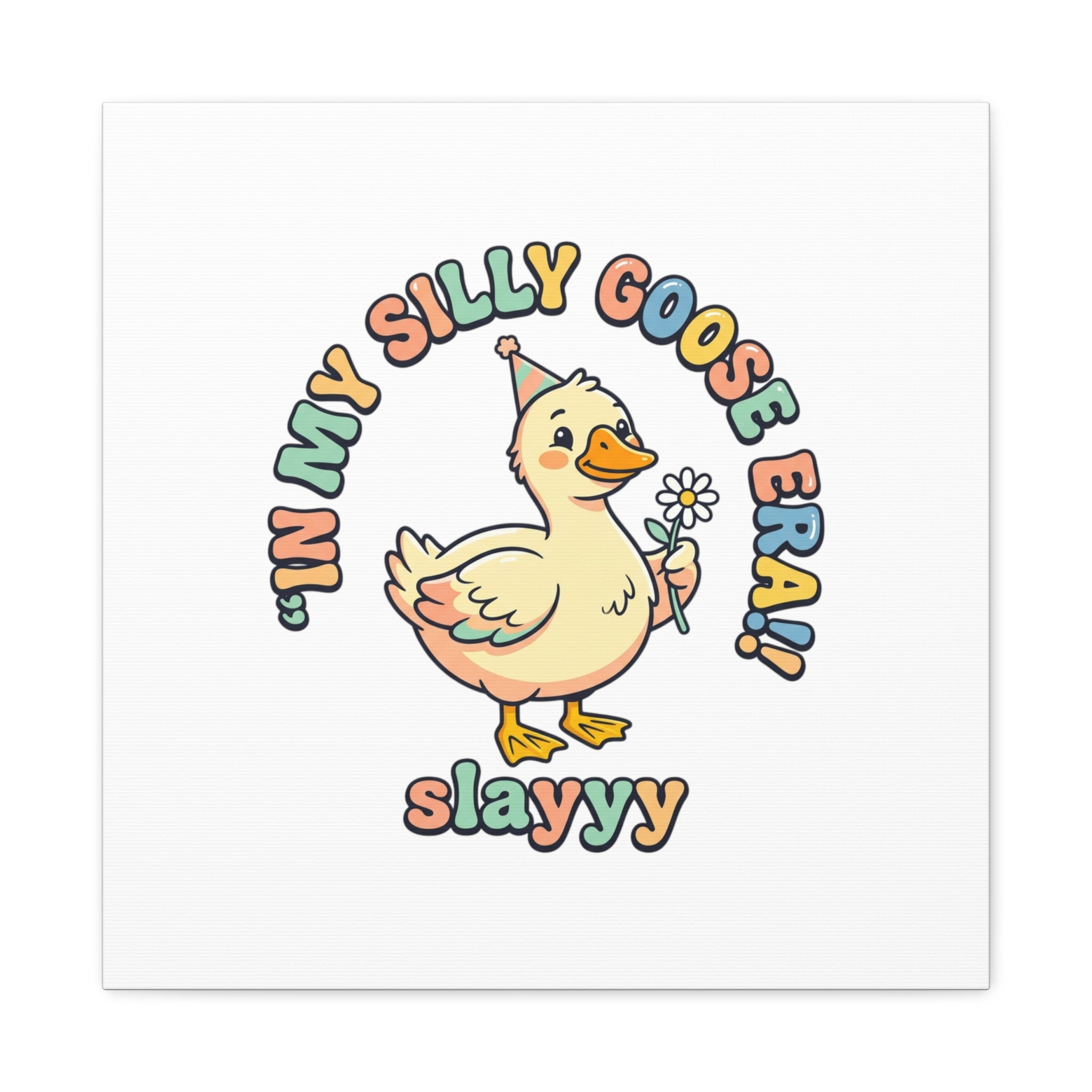 silly goose nursery print Canvas | silly goose, wholesome meme