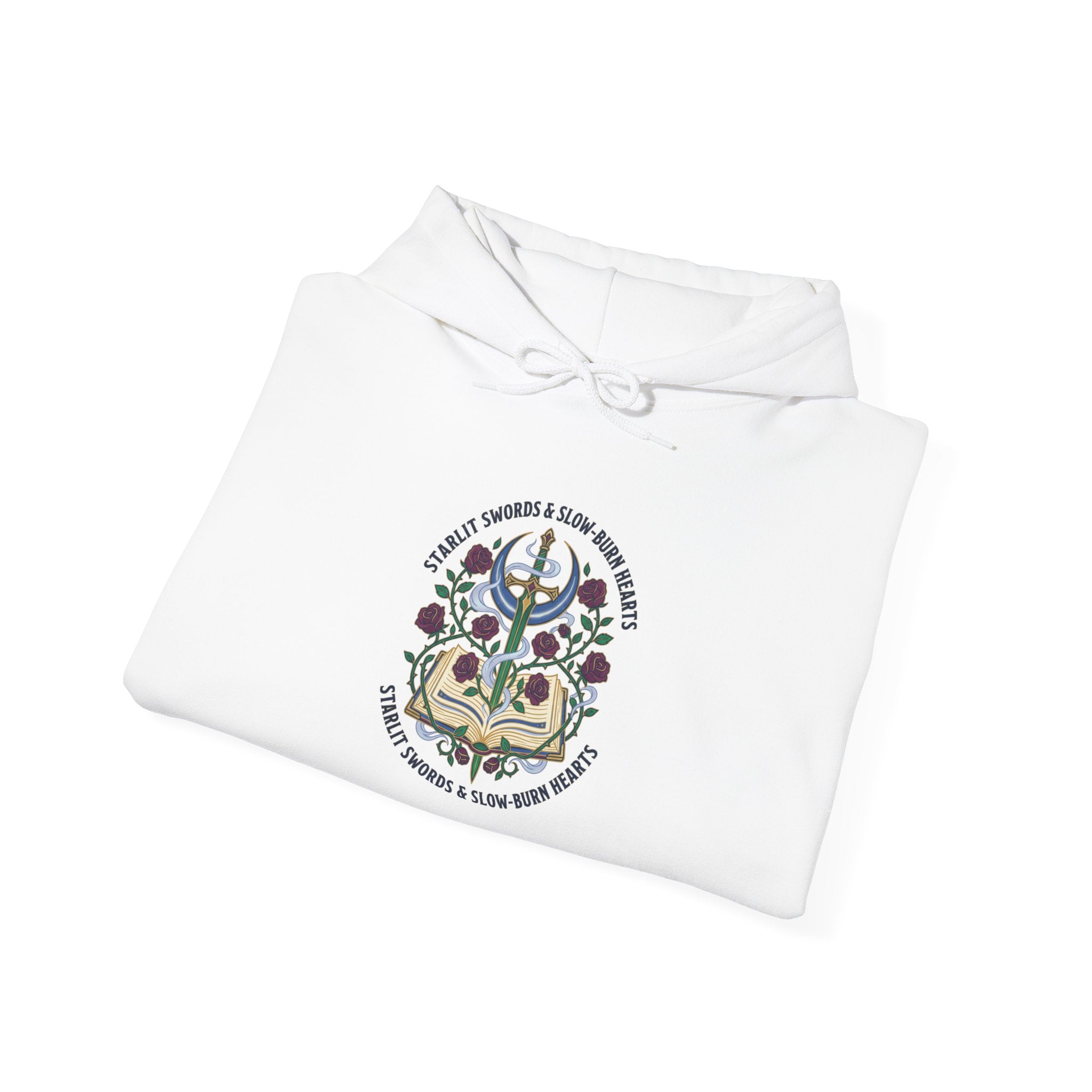 Enchanted Reader Crest Hoodie | Romantasy, Book Lover, Gothic