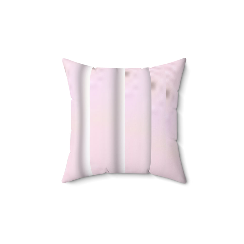 Powerpuff Girls Pink Cartoon Throw Pillow — Blossom, Bubbles & Buttercup Decorative Cushion