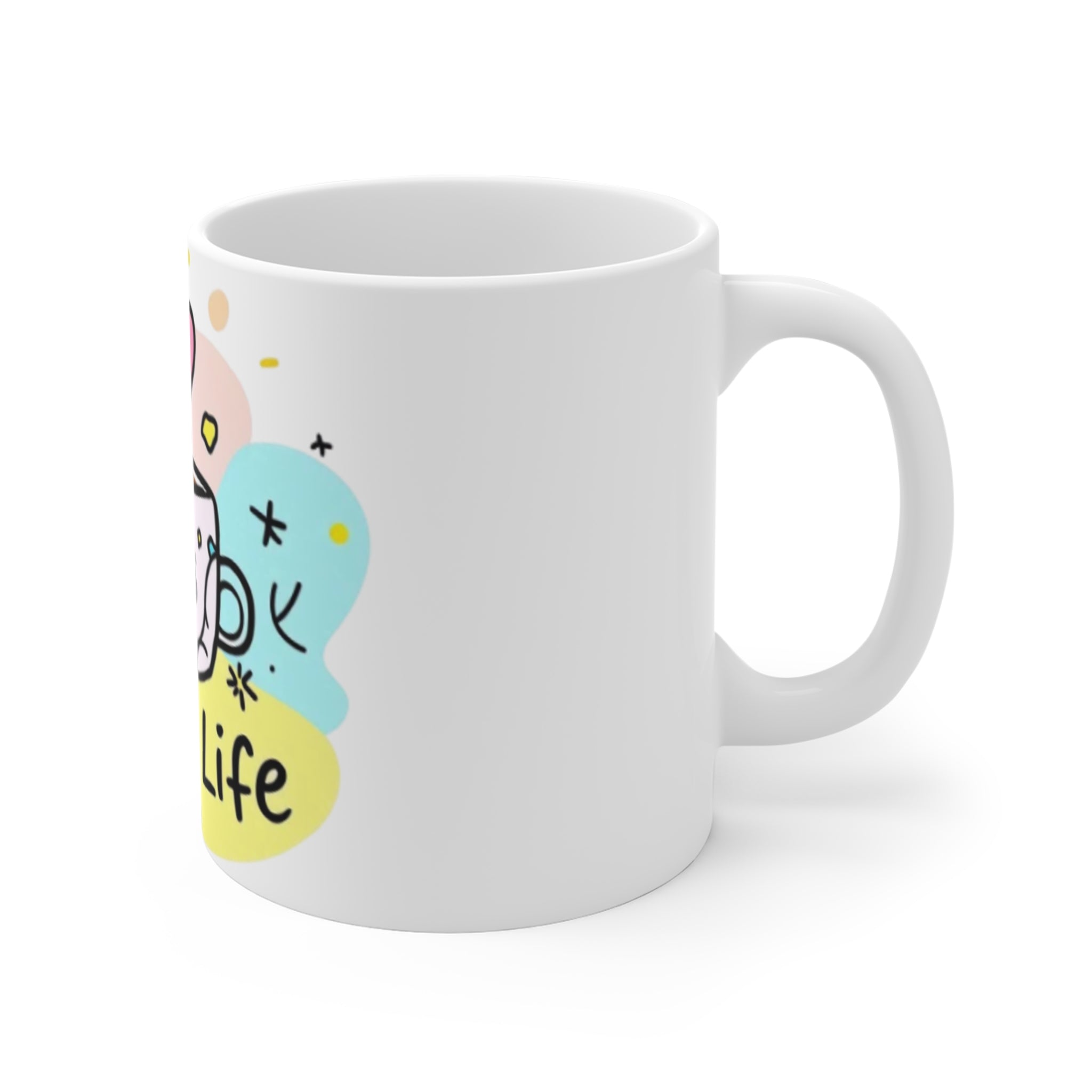 Mom Life Coffee Mug — Cute 11oz Tea Cup Design