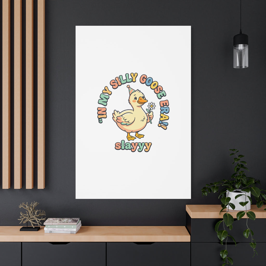 silly goose nursery print Canvas | silly goose, wholesome meme