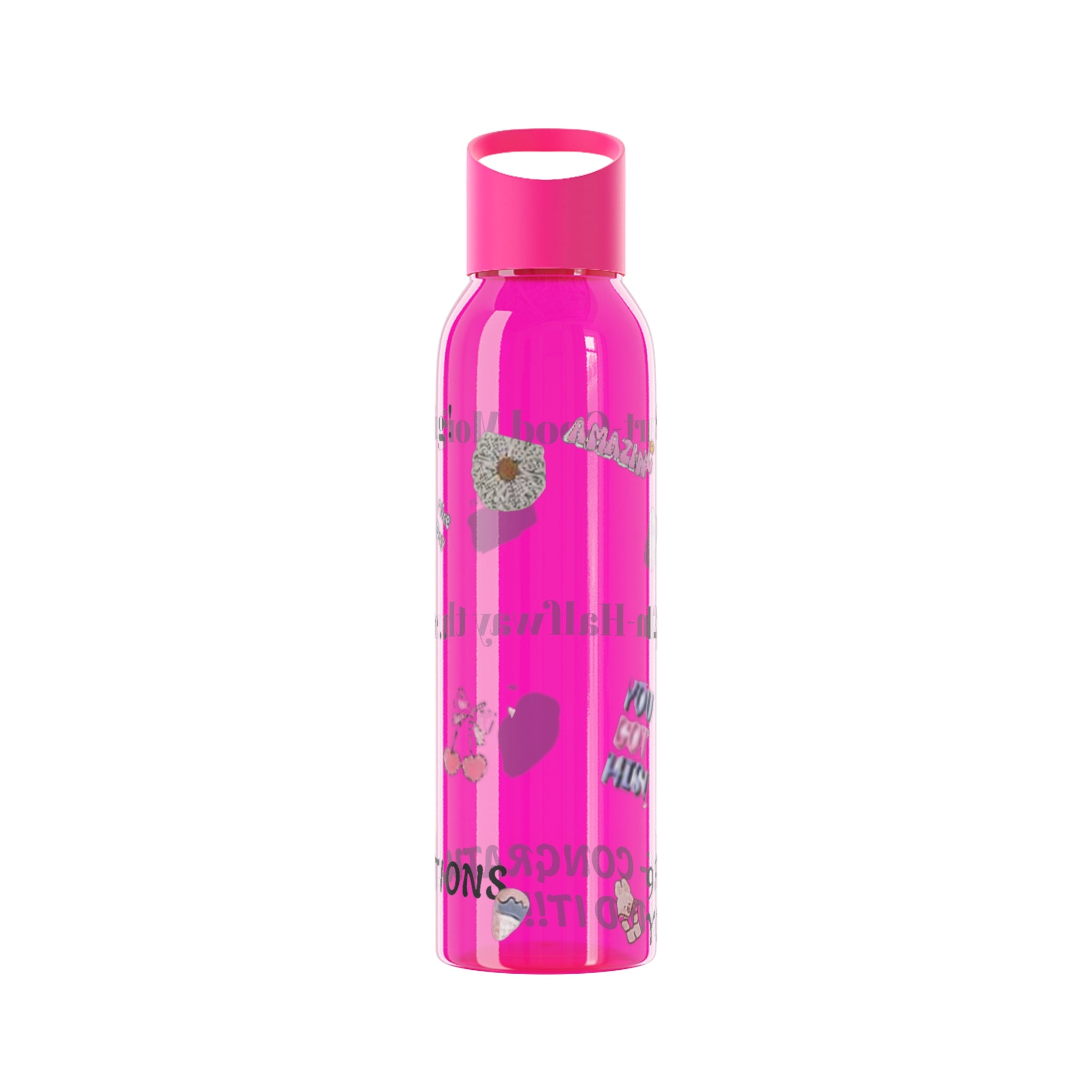 Motivational Sky Water Bottle — 'You Can Do This' Progress Time-Marker Bottle 21.9 oz