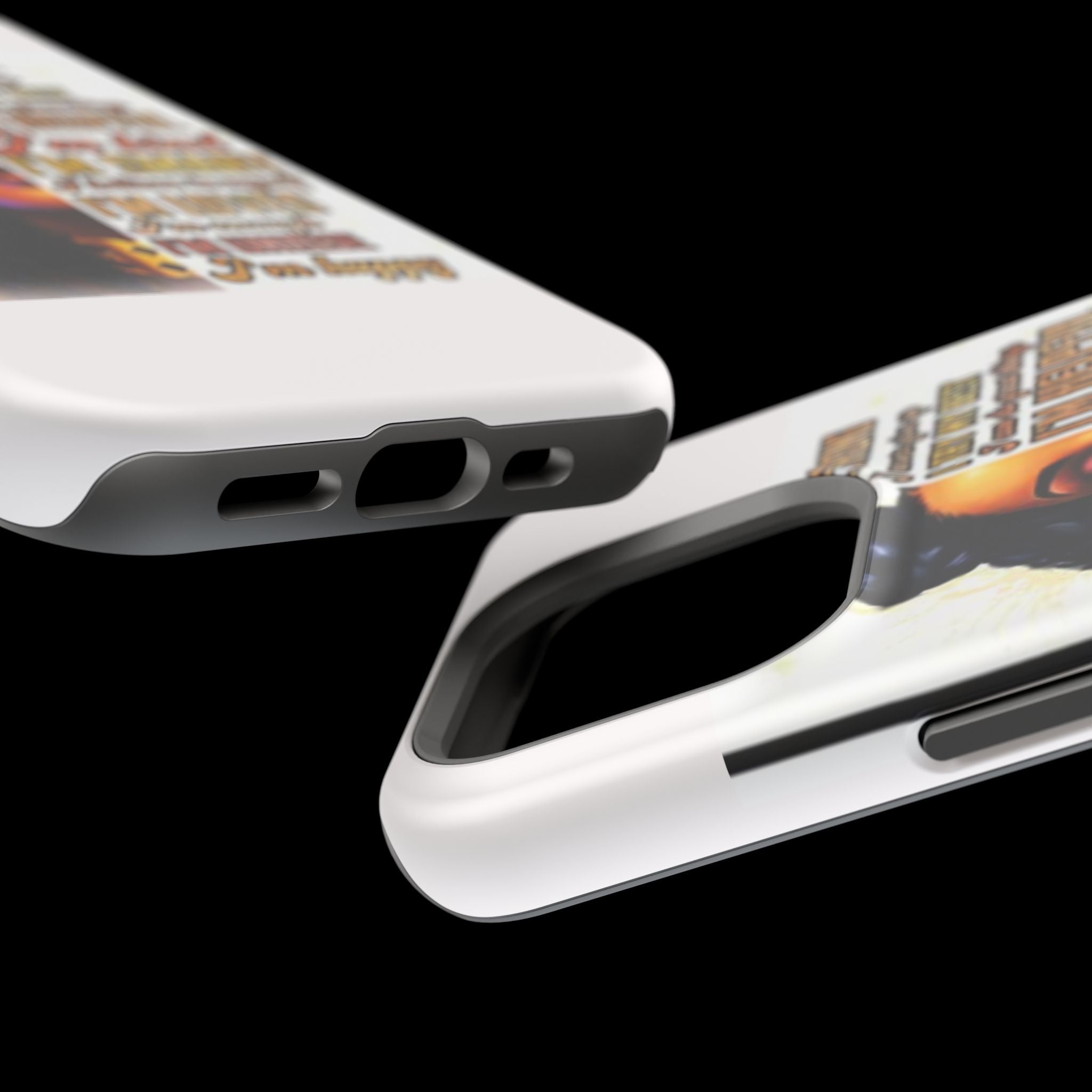 Inspirational Black Woman Phone Case — "I'm Strong... I'm Happy" Magnetic Impact-Resistant Case