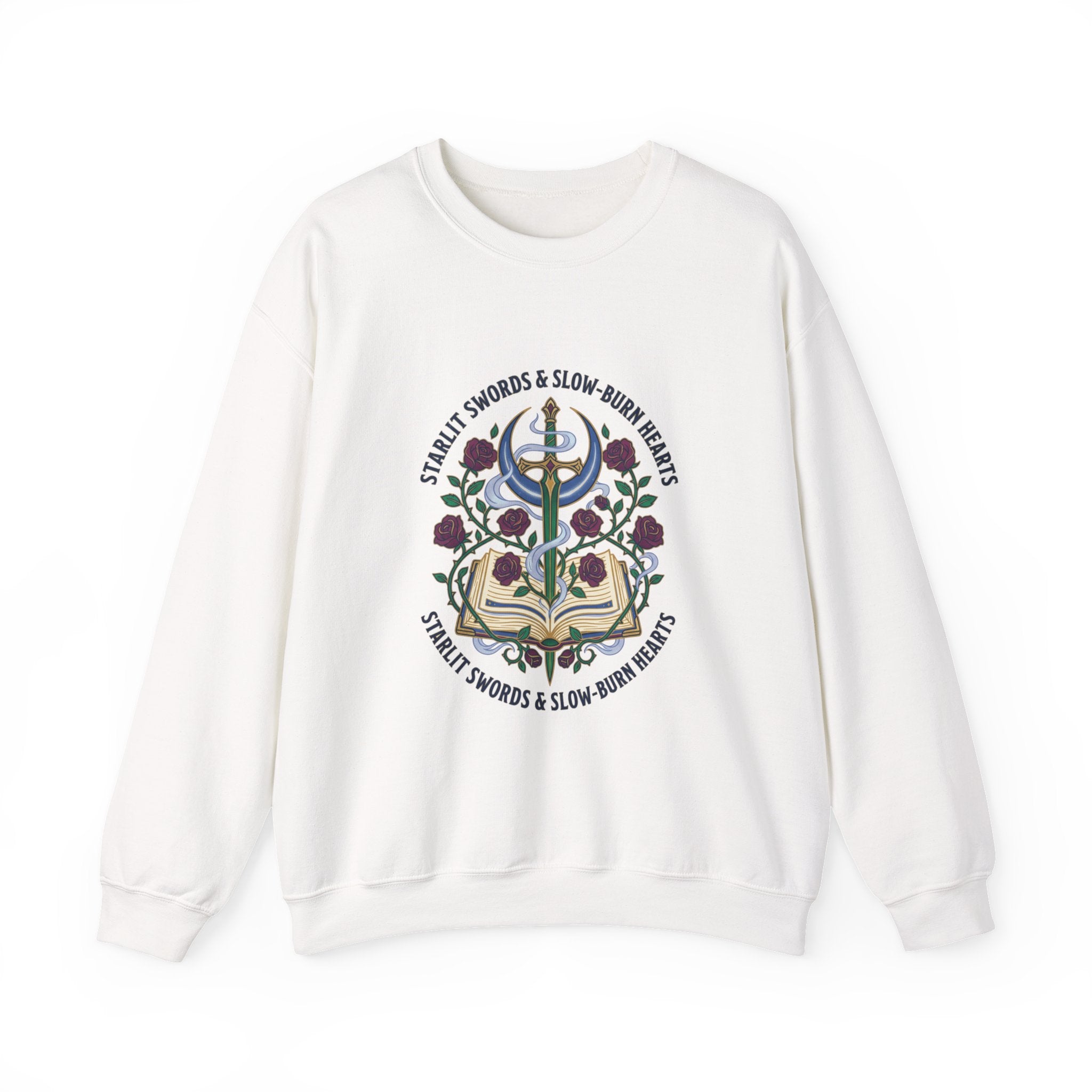 Stealth Swords & Slow-Burn Hearts Sweatshirt | Romantasy, Enchanted Gothic