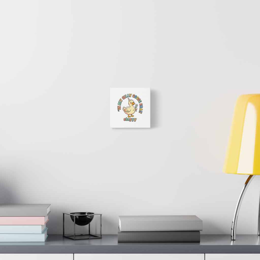 silly goose nursery print Canvas | silly goose, wholesome meme