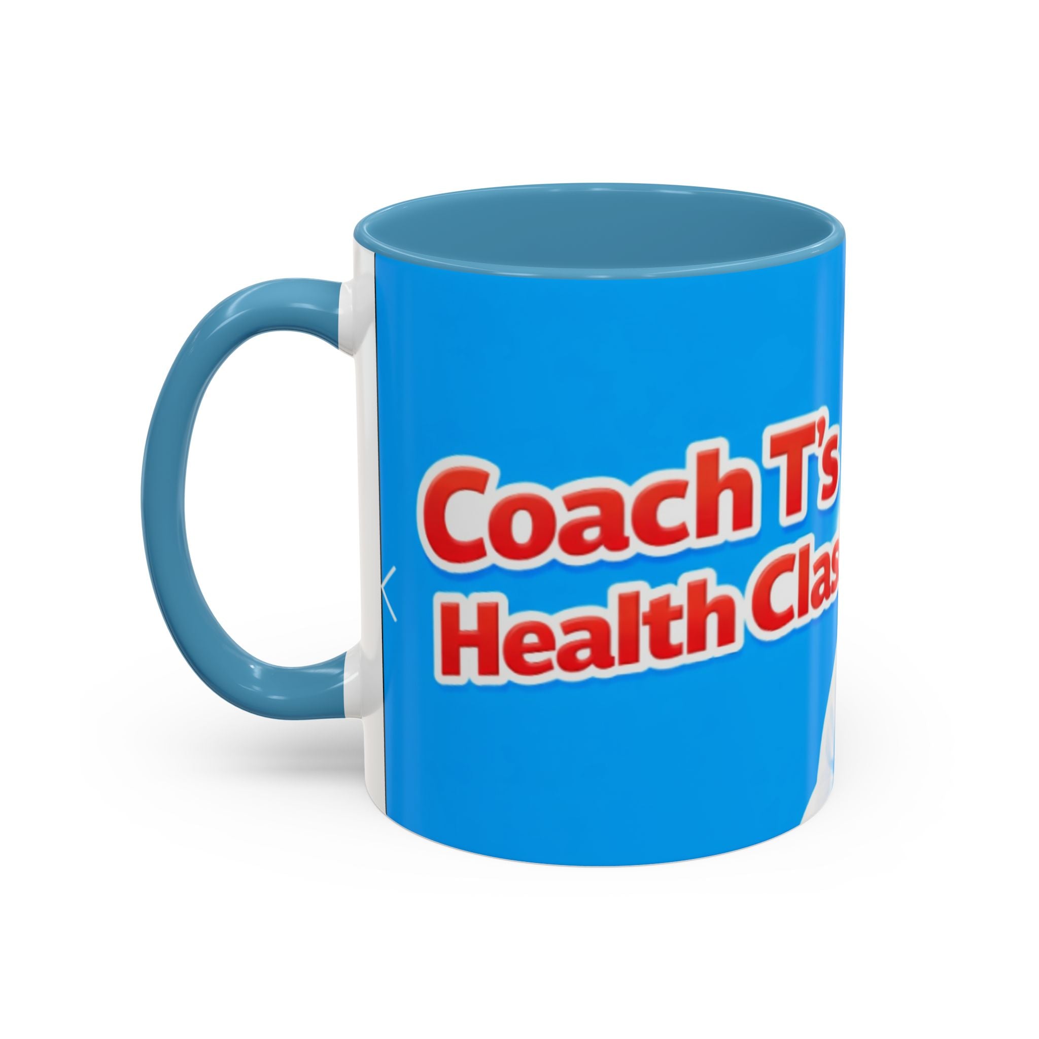 Funny 'Coach T's Top Class' Accent Coffee Mug – Motivational Gift for Coaches & Fans