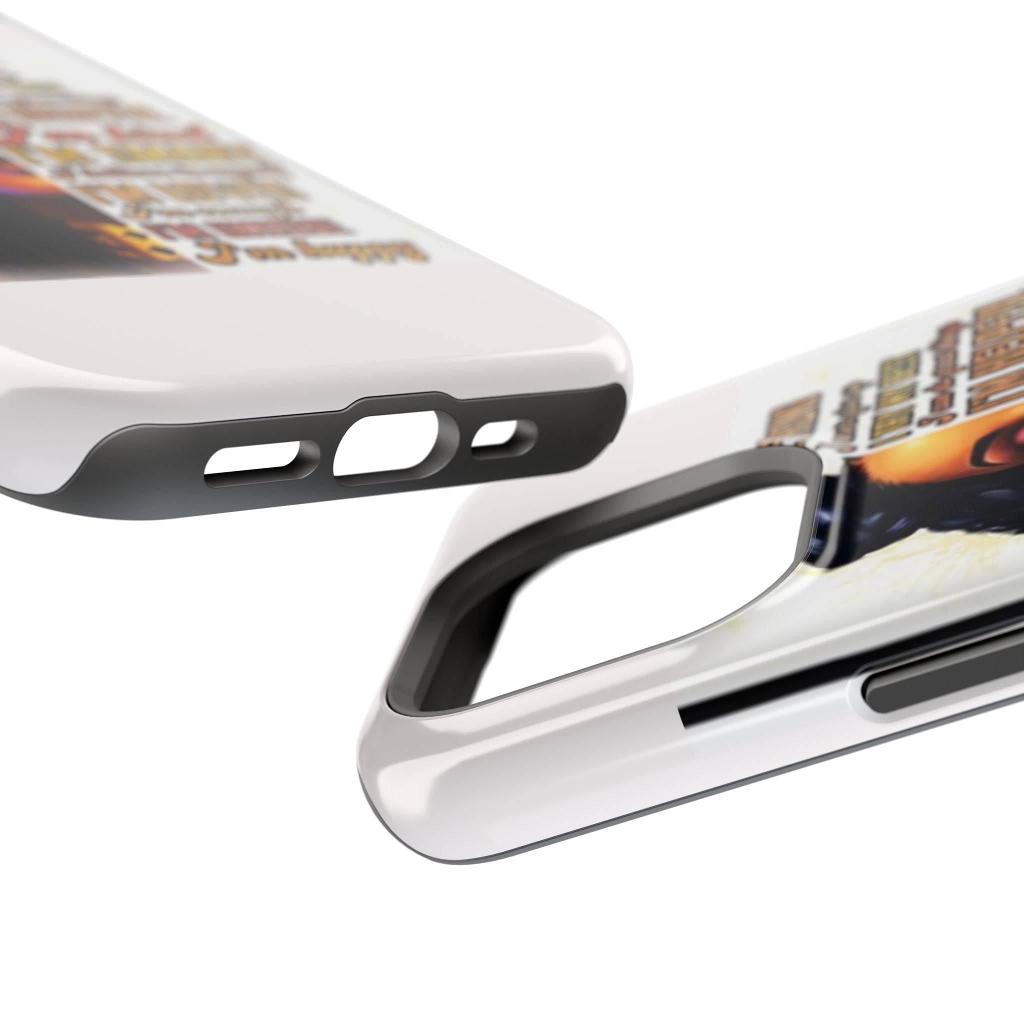 Inspirational Black Woman Phone Case — "I'm Strong... I'm Happy" Magnetic Impact-Resistant Case