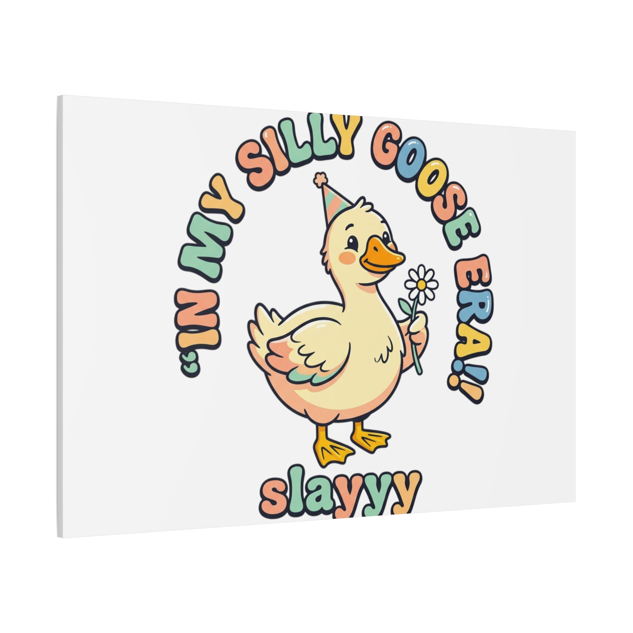 silly goose nursery print Canvas | silly goose, wholesome meme