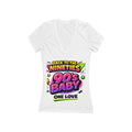 90s Baby V-Neck Tee — Back to the Nineties Graphic Women's Shirt