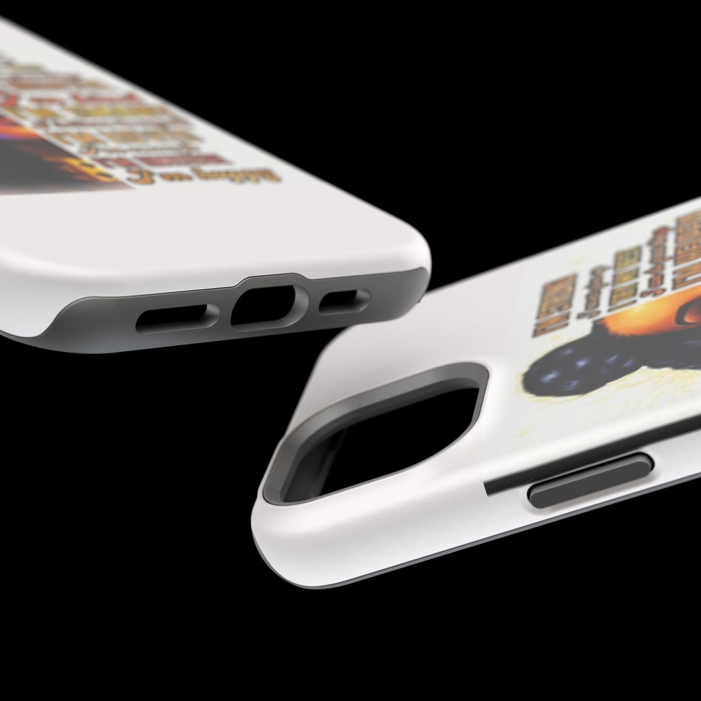 Inspirational Black Woman Phone Case — "I'm Strong... I'm Happy" Magnetic Impact-Resistant Case