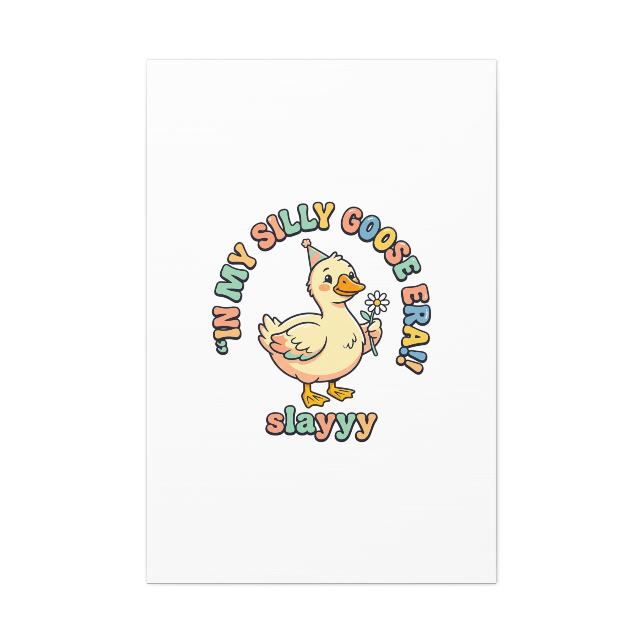 silly goose nursery print Canvas | silly goose, wholesome meme