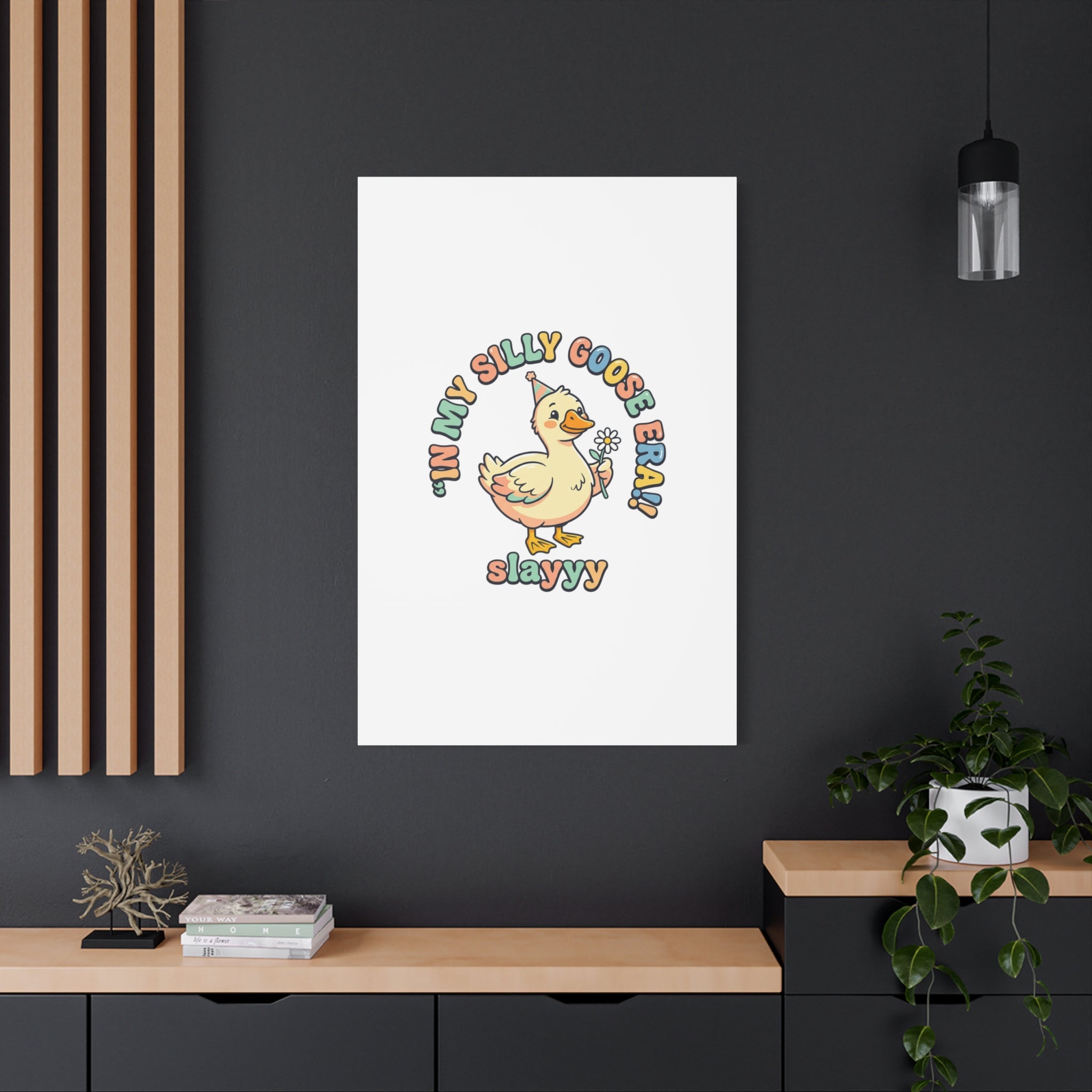 silly goose nursery print Canvas | silly goose, wholesome meme