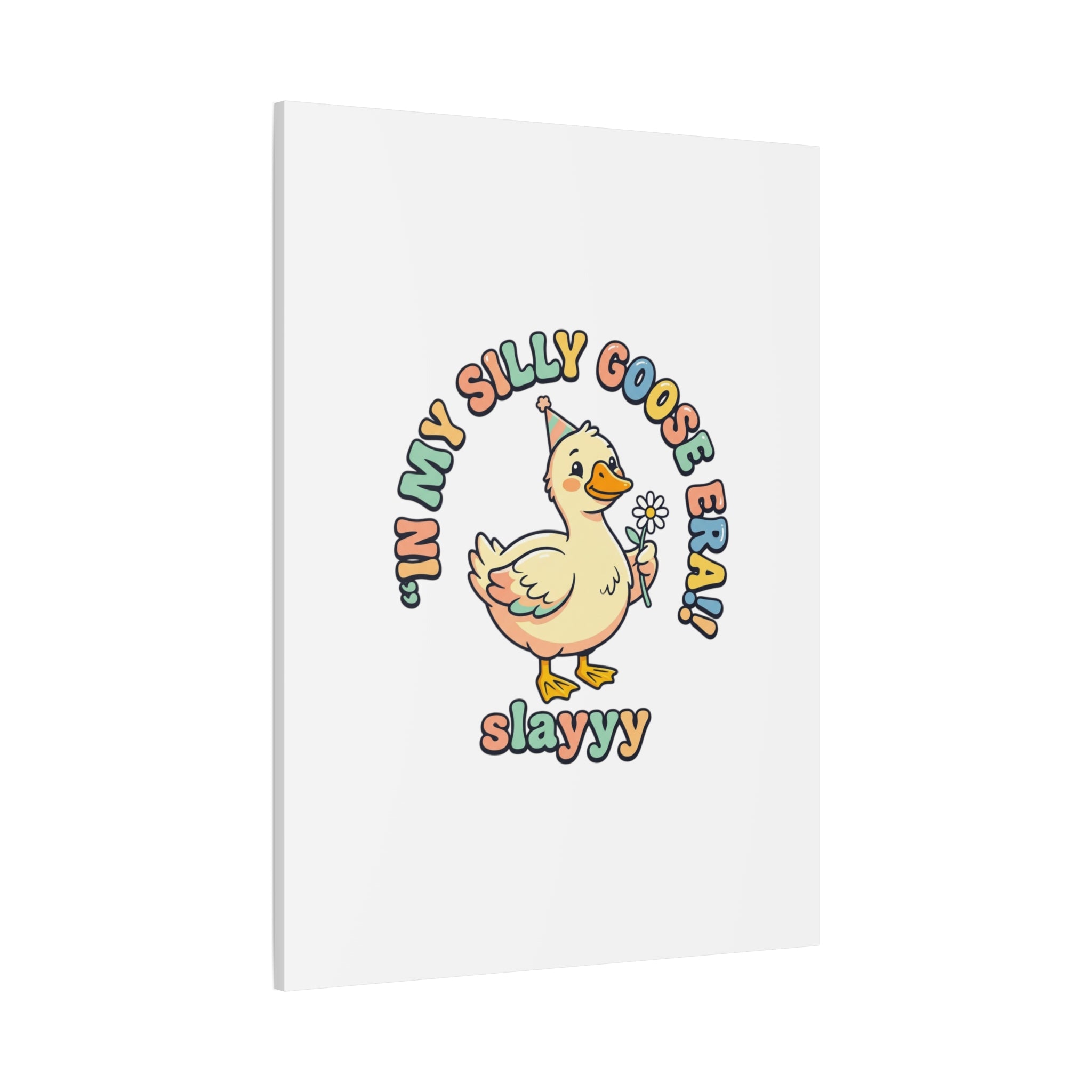 silly goose nursery print Canvas | silly goose, wholesome meme