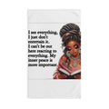 Hand Towel — "My Inner Peace" Inspirational Black Woman Design