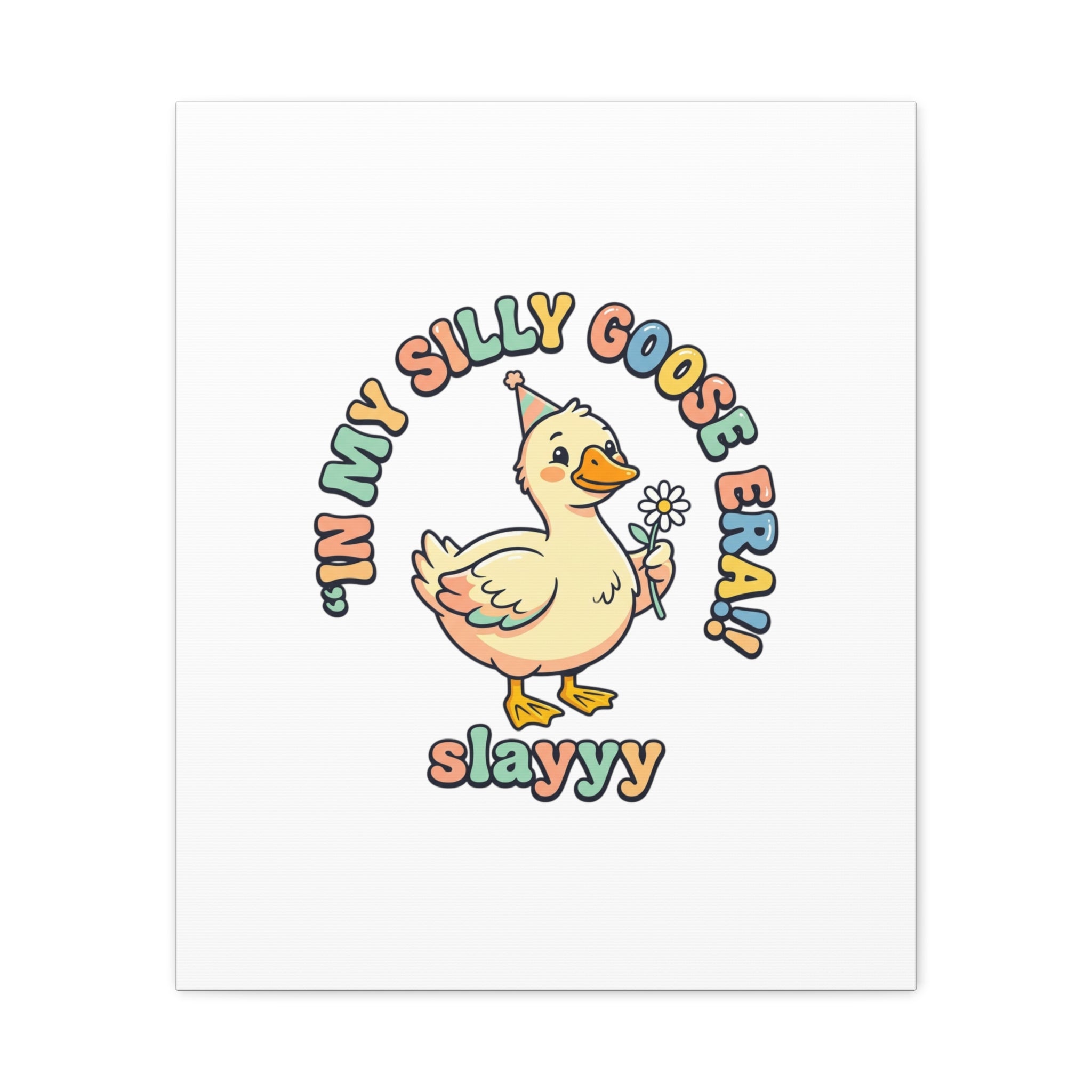 silly goose nursery print Canvas | silly goose, wholesome meme