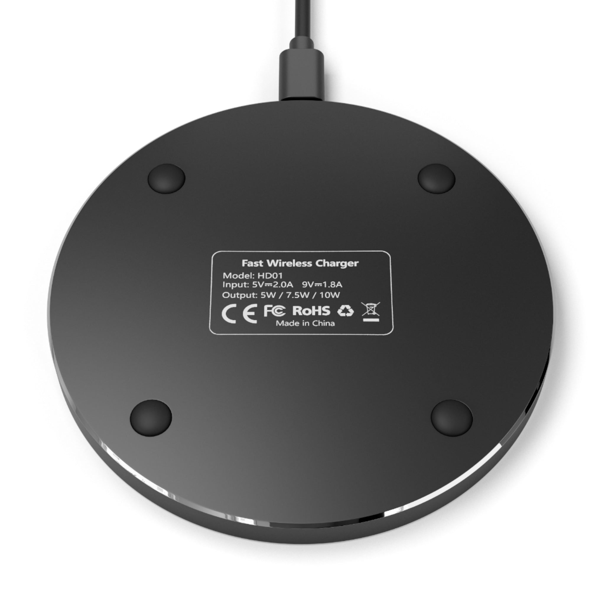 Angel Aesthetic Wireless Charger — Afro Angel Artwork Phone Charger