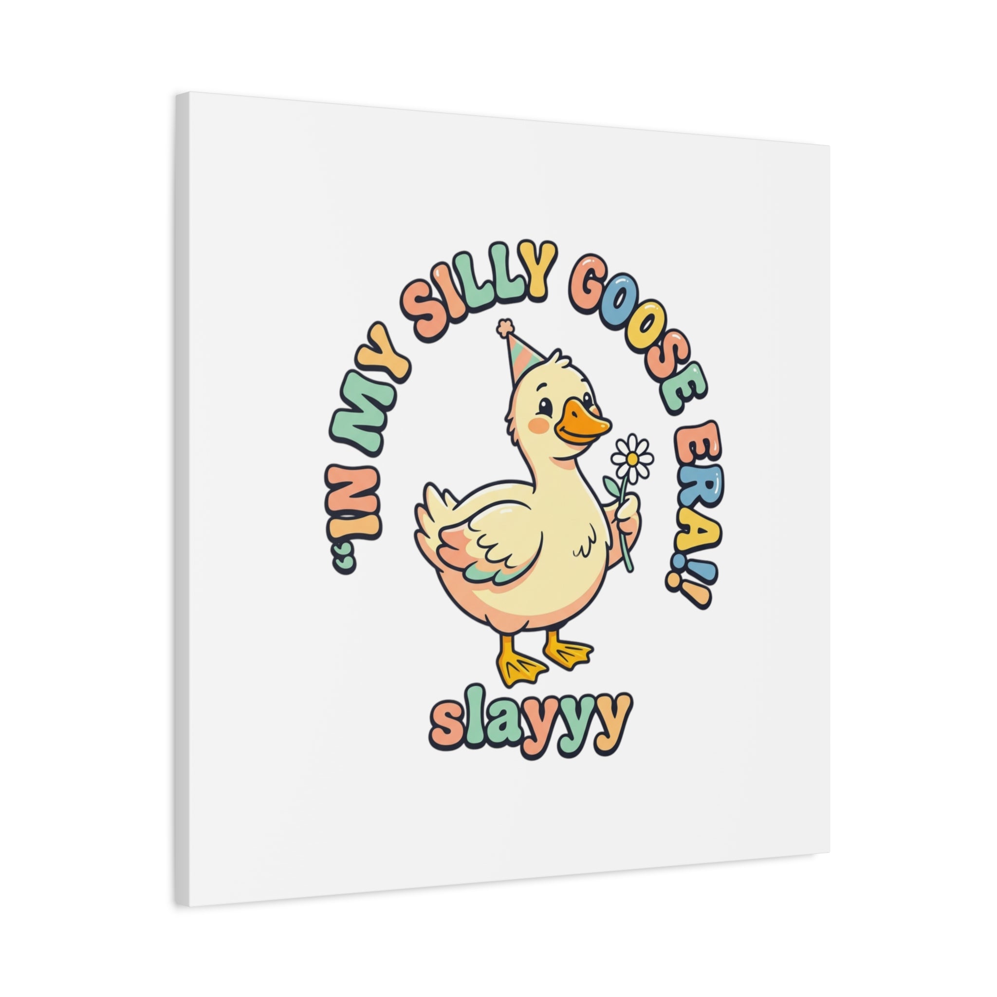 silly goose nursery print Canvas | silly goose, wholesome meme