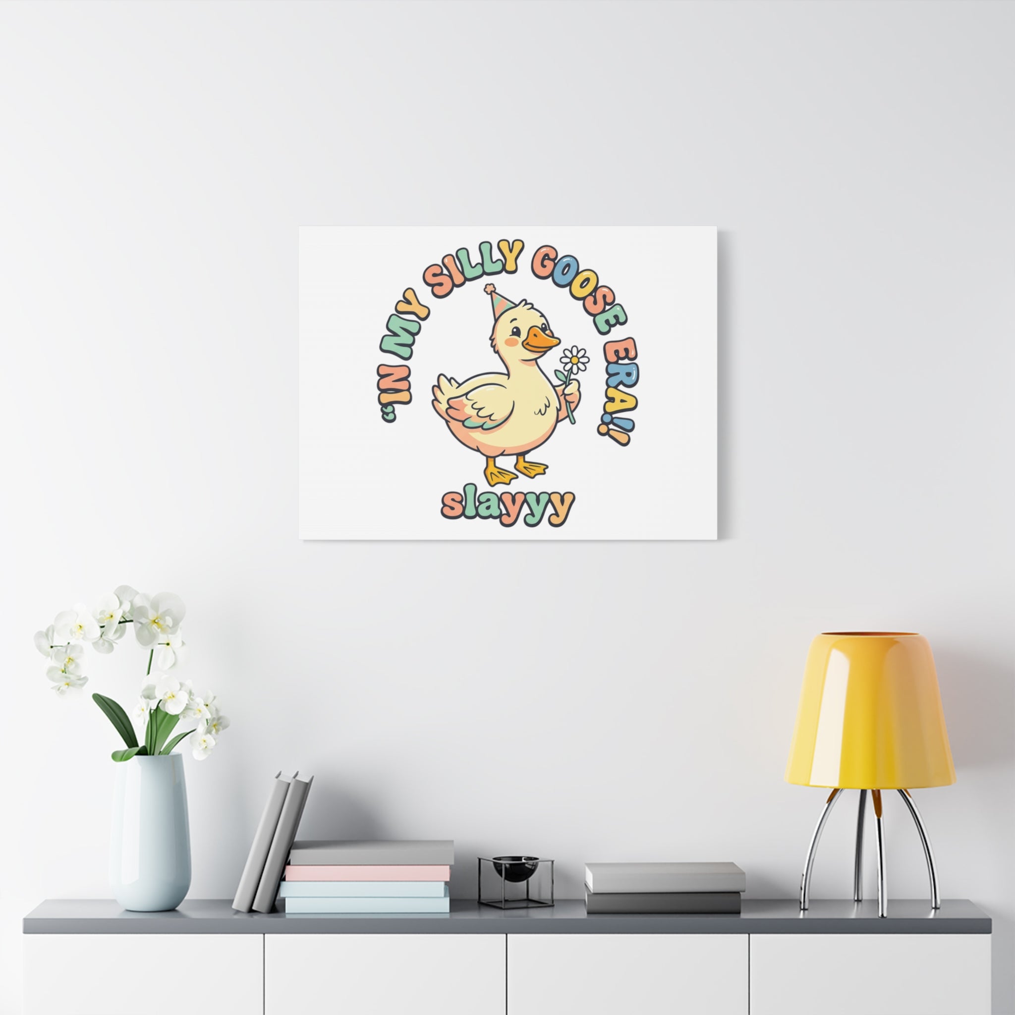 silly goose nursery print Canvas | silly goose, wholesome meme