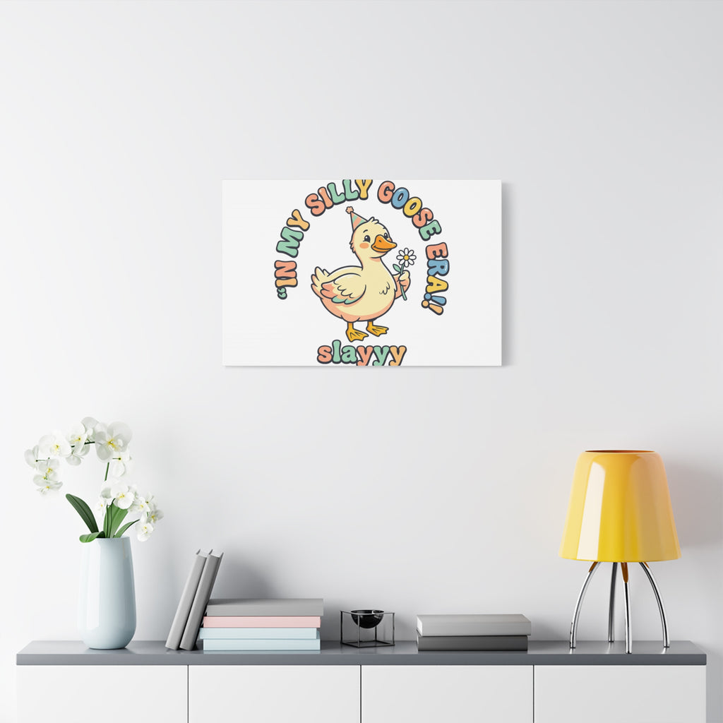 silly goose nursery print Canvas | silly goose, wholesome meme