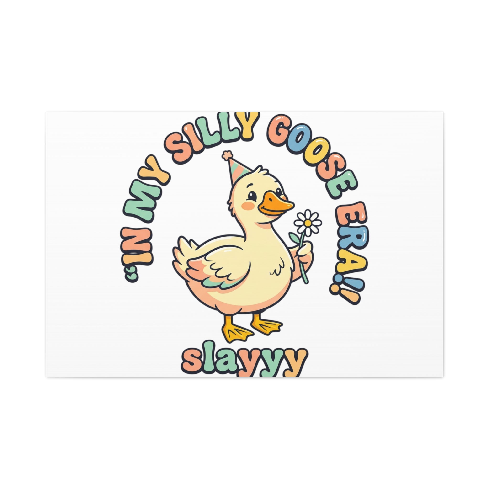 silly goose nursery print Canvas | silly goose, wholesome meme