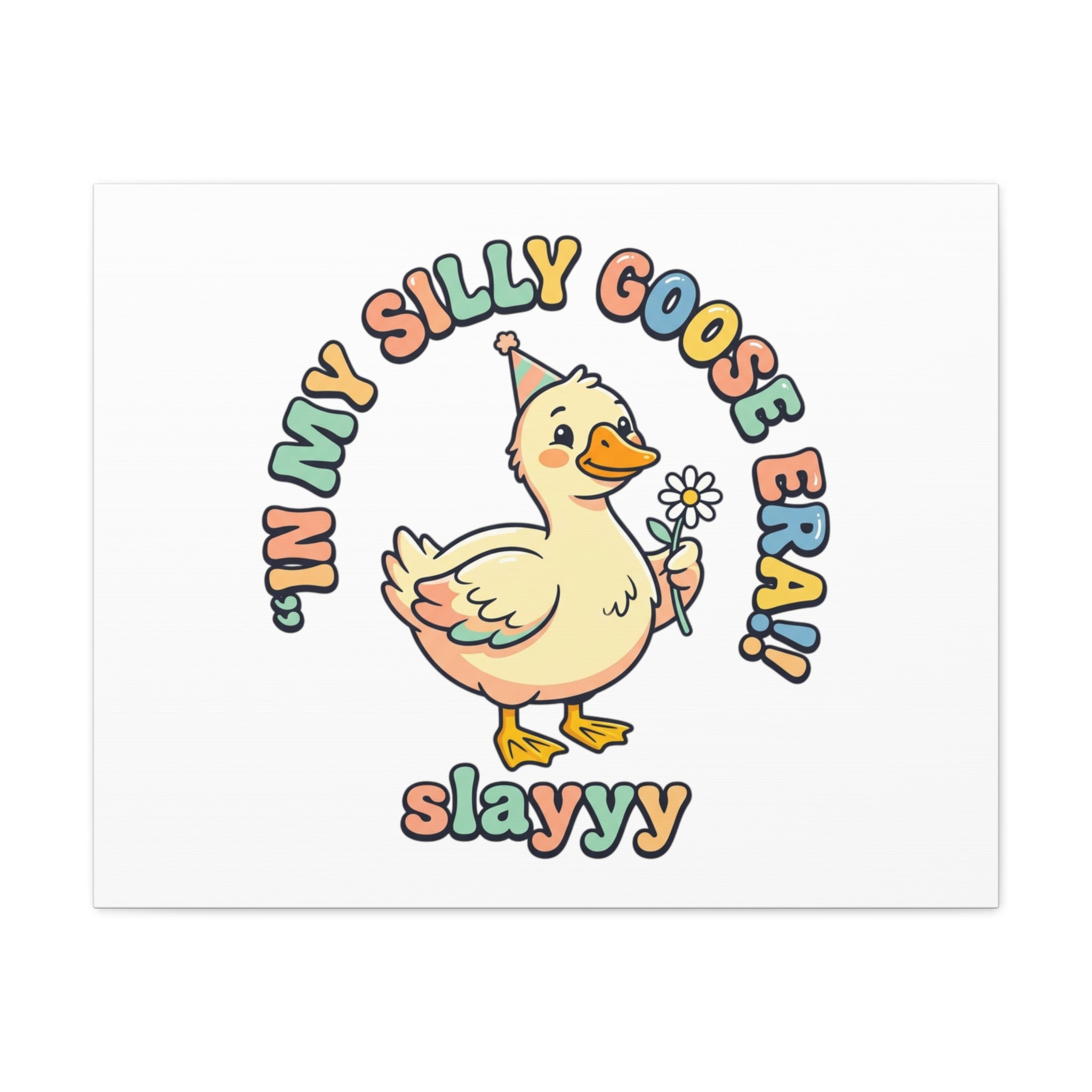 silly goose nursery print Canvas | silly goose, wholesome meme