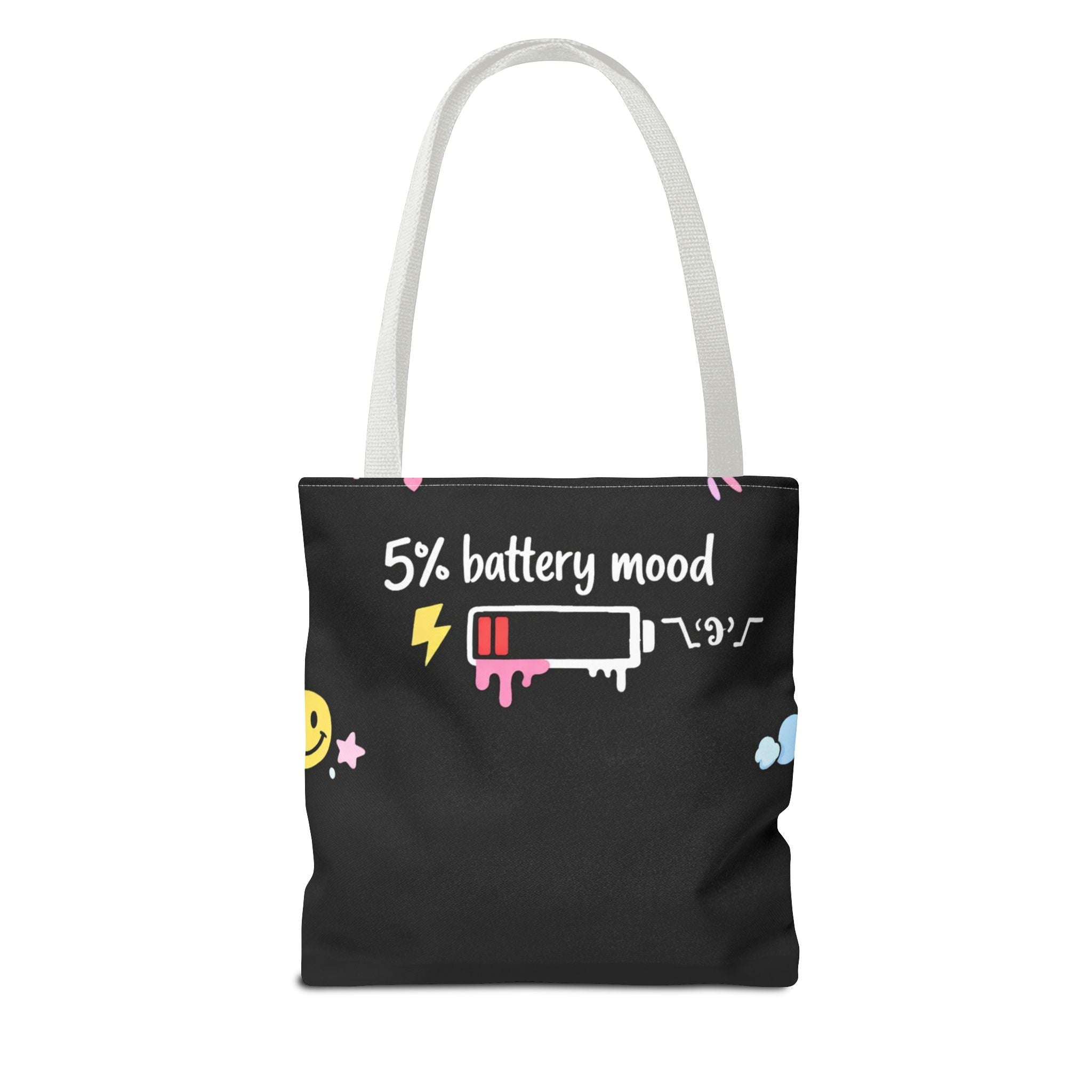 Tote — "idk and idc" Cute Mood Graphic Tote Bag