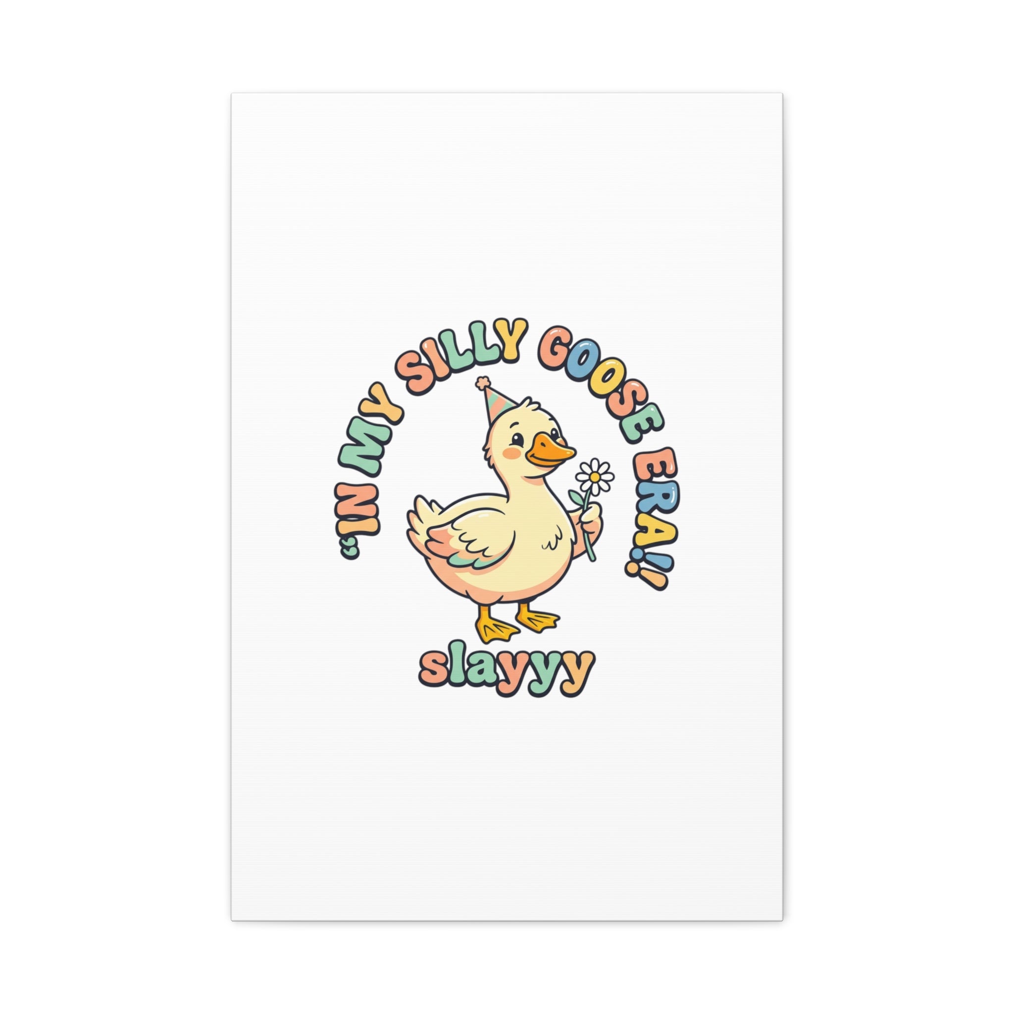 silly goose nursery print Canvas | silly goose, wholesome meme