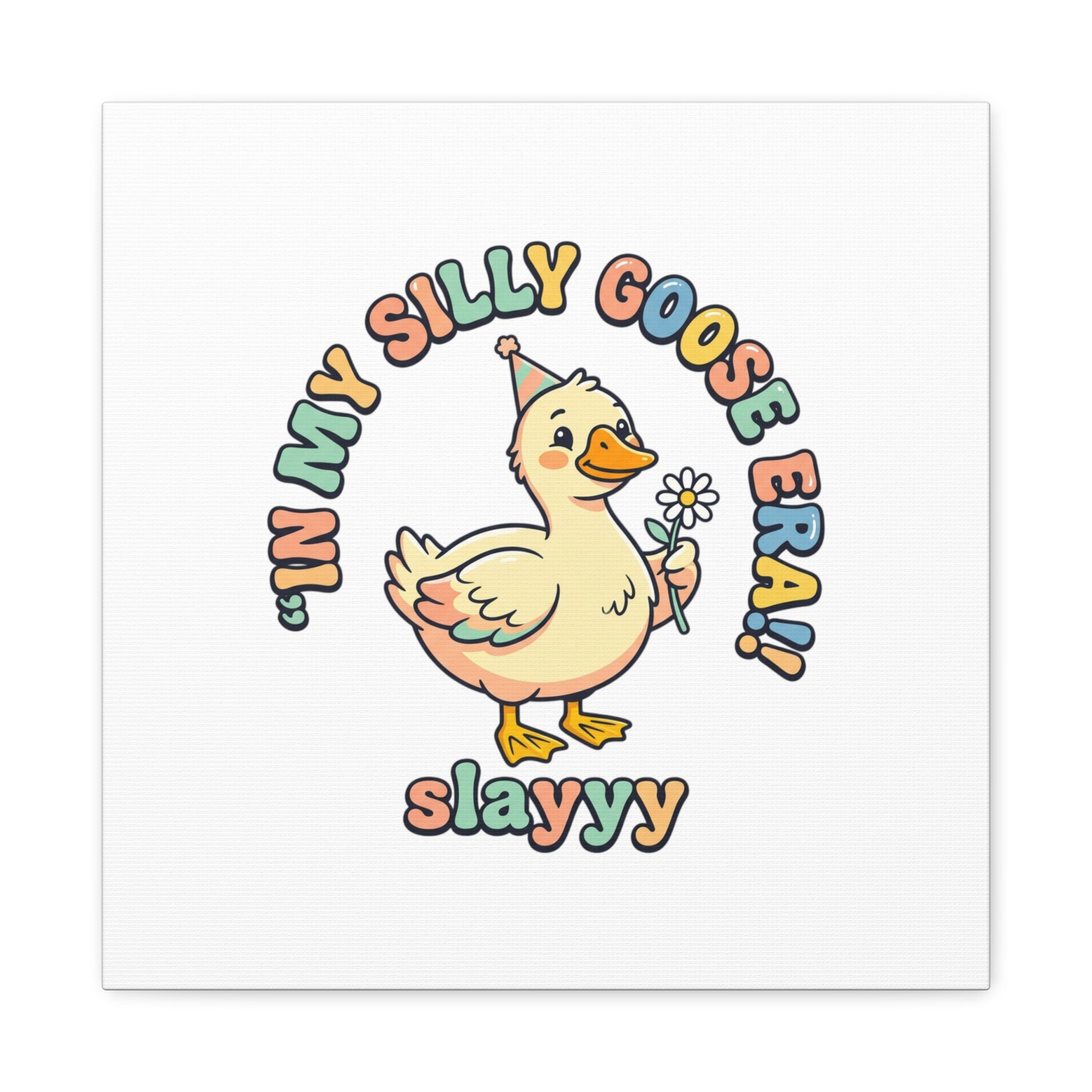 silly goose nursery print Canvas | silly goose, wholesome meme