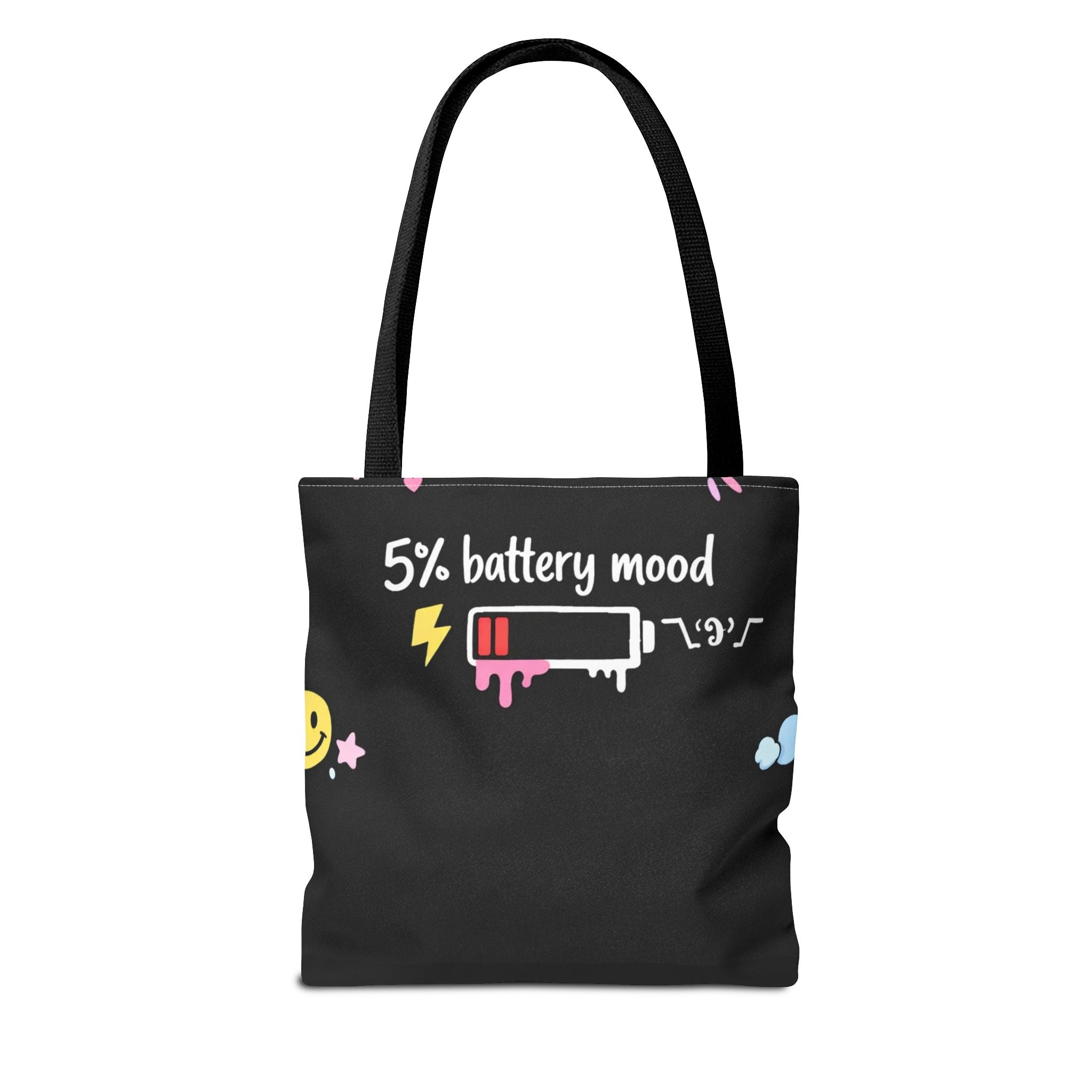 Tote — "idk and idc" Cute Mood Graphic Tote Bag