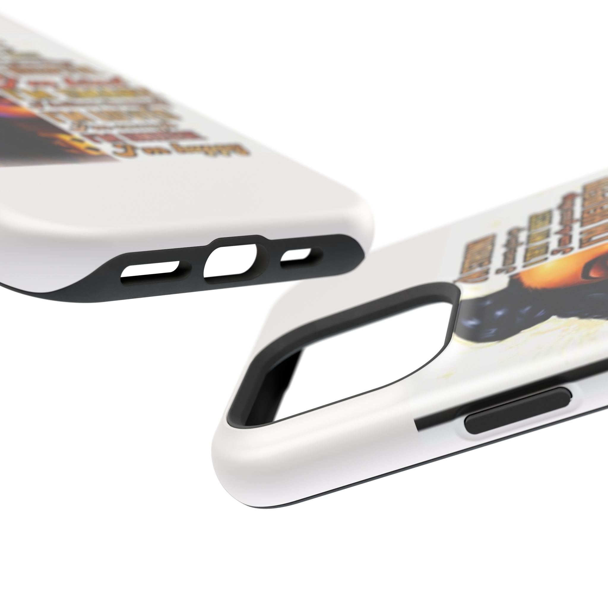 Inspirational Black Woman Phone Case — "I'm Strong... I'm Happy" Magnetic Impact-Resistant Case