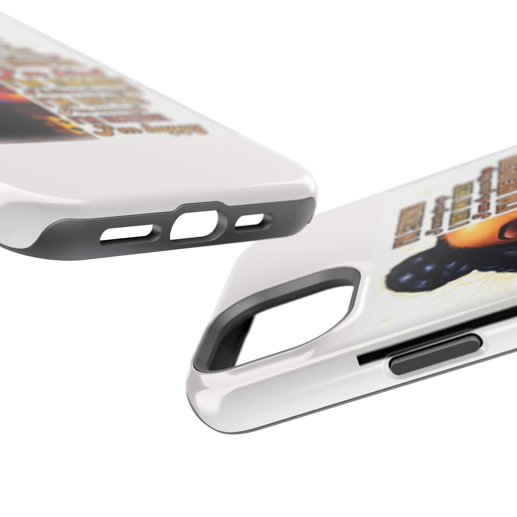 Inspirational Black Woman Phone Case — "I'm Strong... I'm Happy" Magnetic Impact-Resistant Case