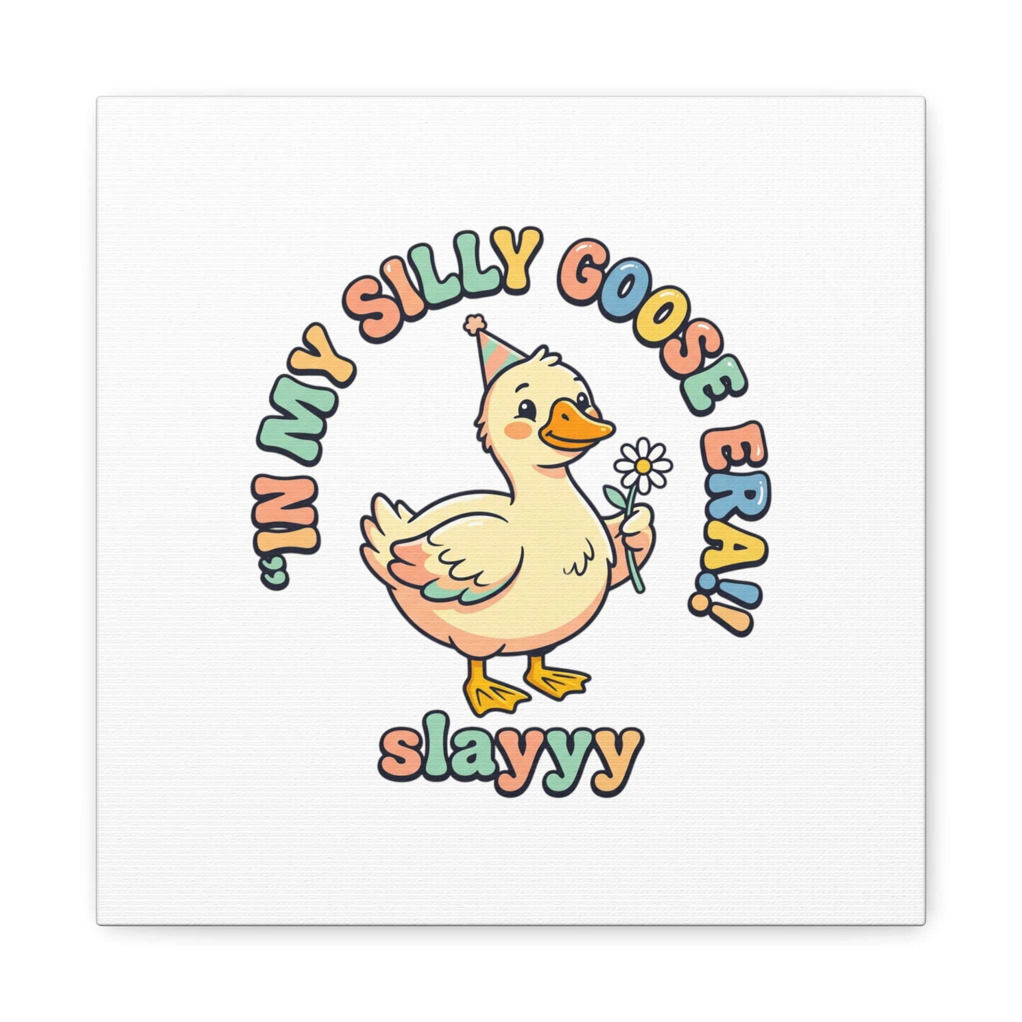 silly goose nursery print Canvas | silly goose, wholesome meme
