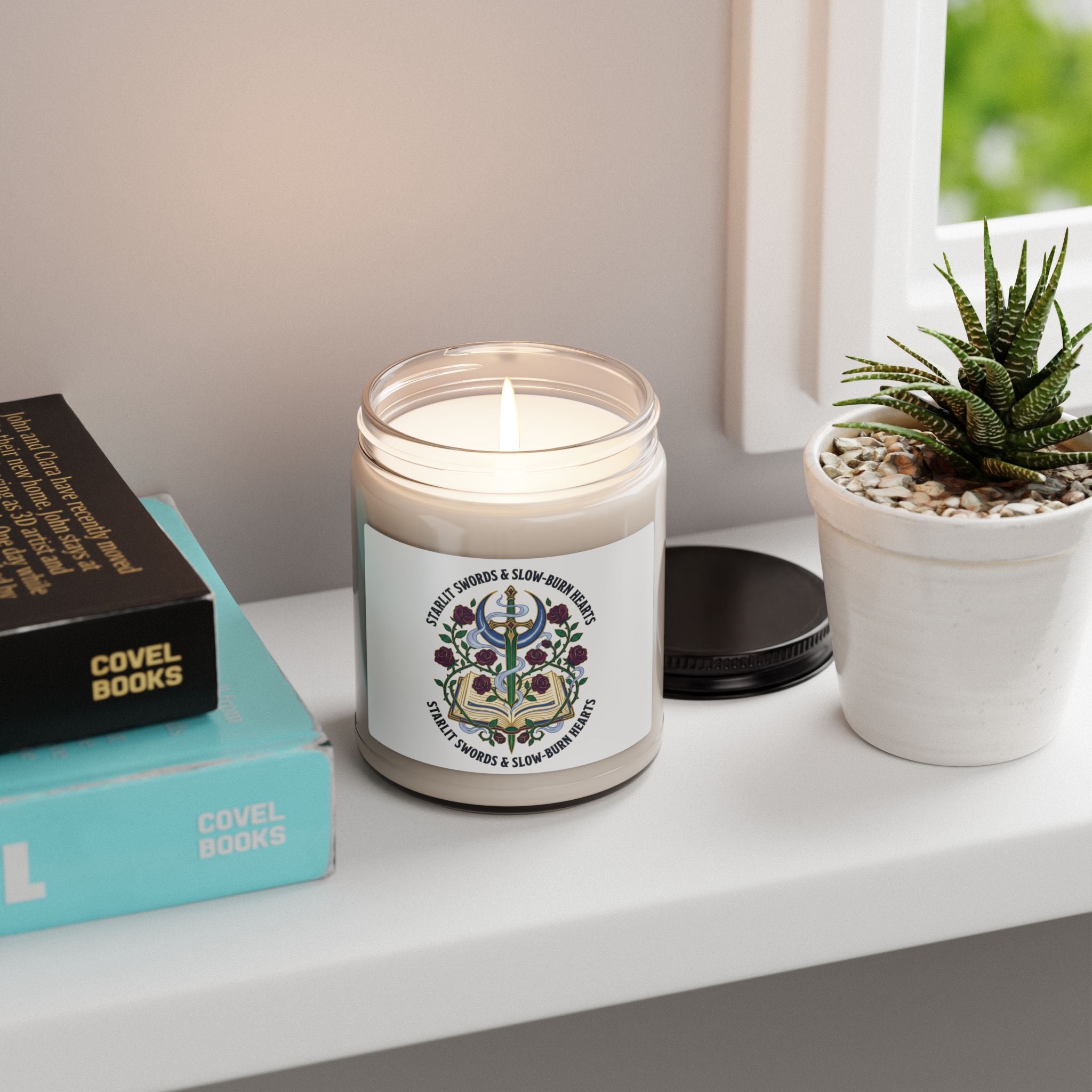 Romantasy Booklover Candle | Soy 9oz, Enchanted Gothic Celestial Scent