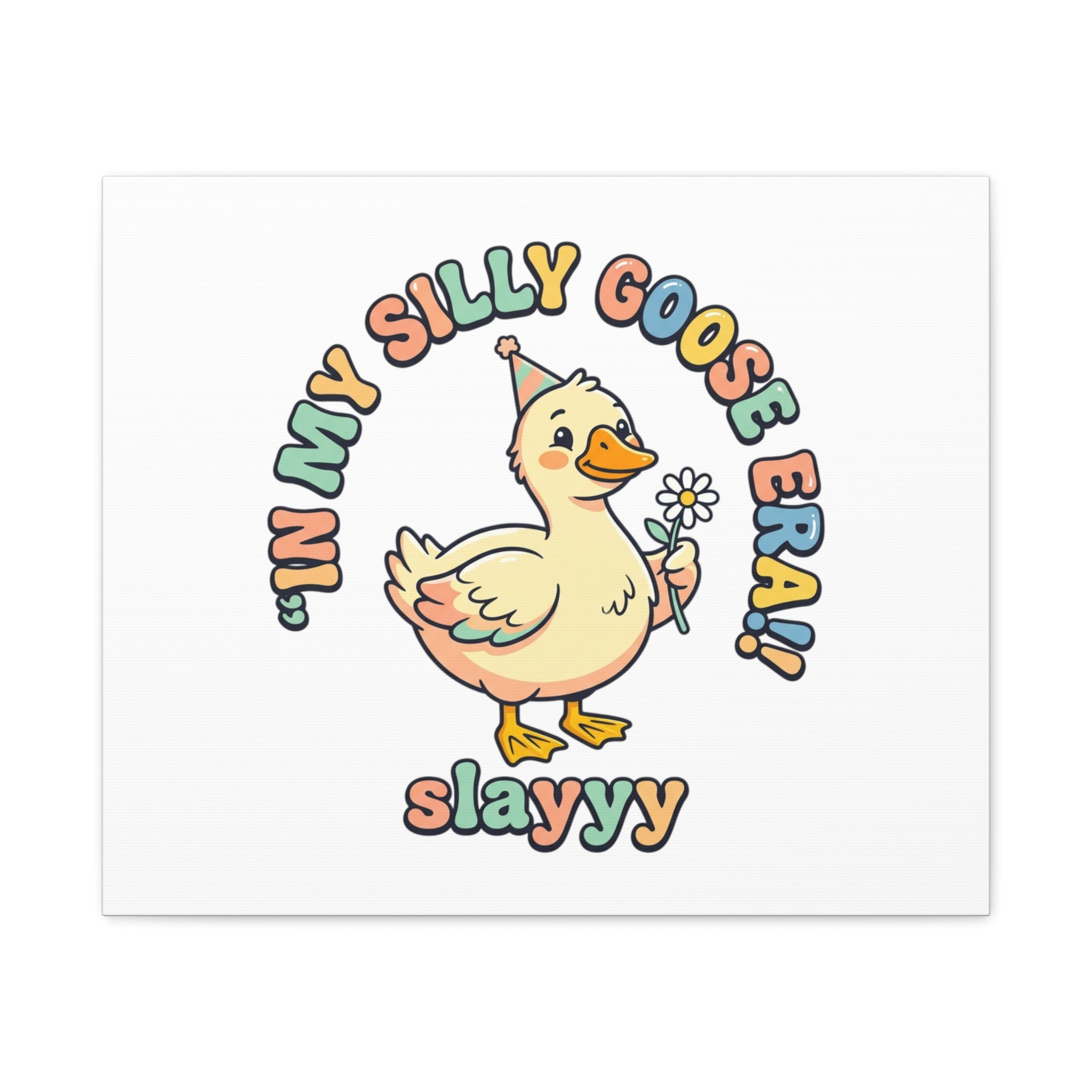 silly goose nursery print Canvas | silly goose, wholesome meme