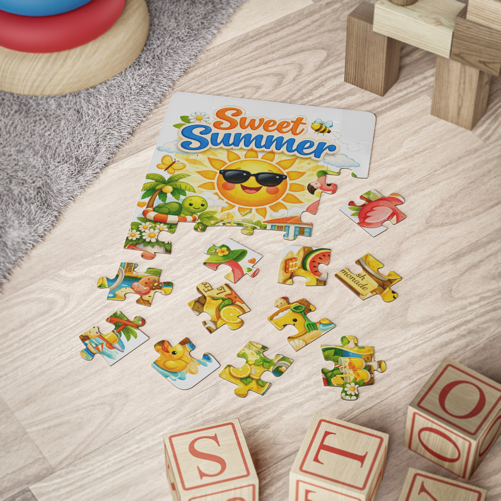 Sweet Summer Kids' Puzzle — 30-Piece Children's Jigsaw (Sunny Lemonade Design)