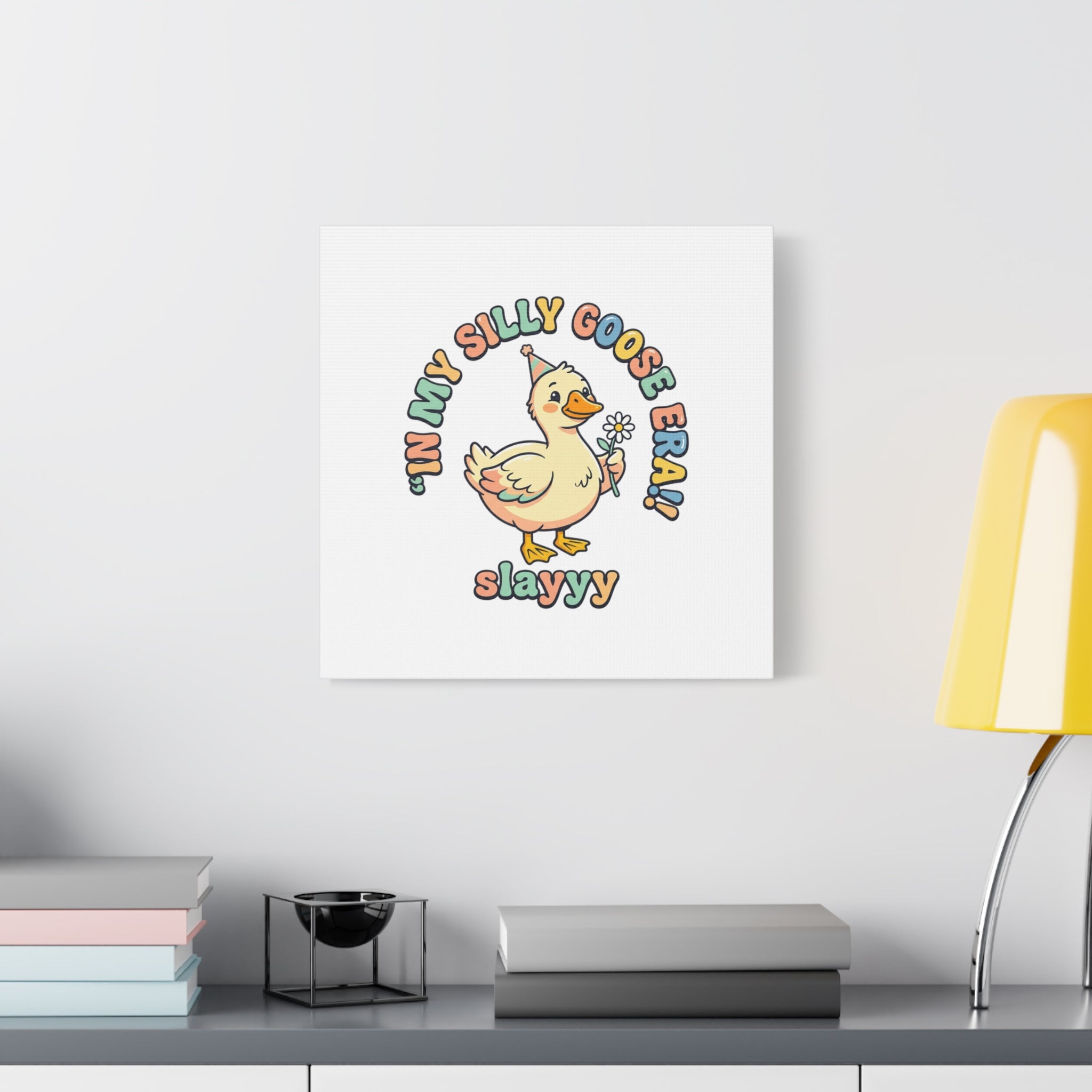 silly goose nursery print Canvas | silly goose, wholesome meme