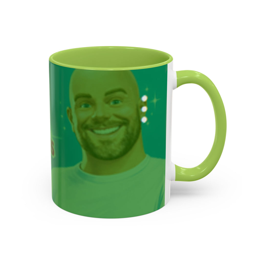 Funny Teacher Coffee Mug — "Coach T's High Class" Accent Ceramic Mug