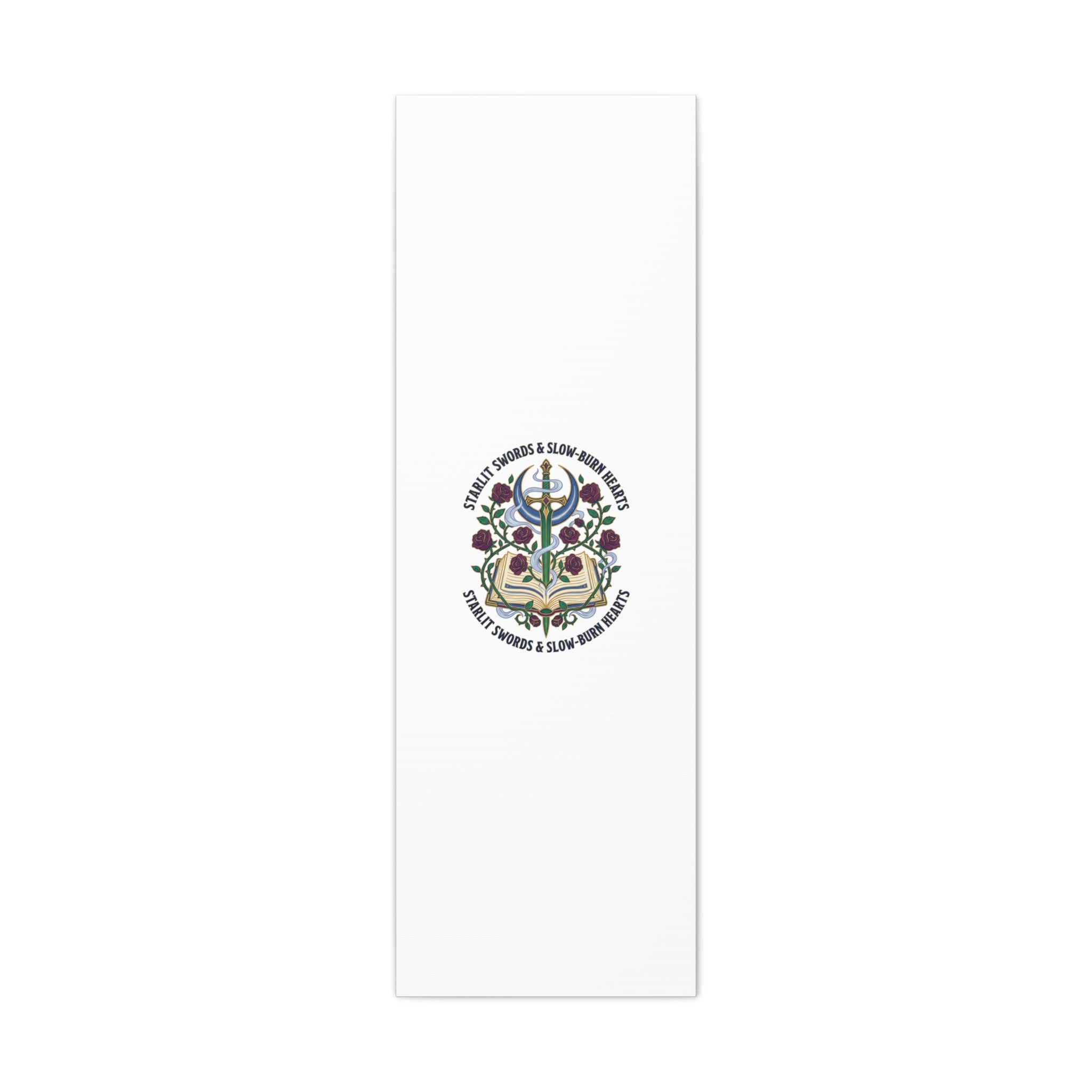 Starlit Swords & Slow‑Burn Hearts Canvas | Romantasy, Book Lover Art